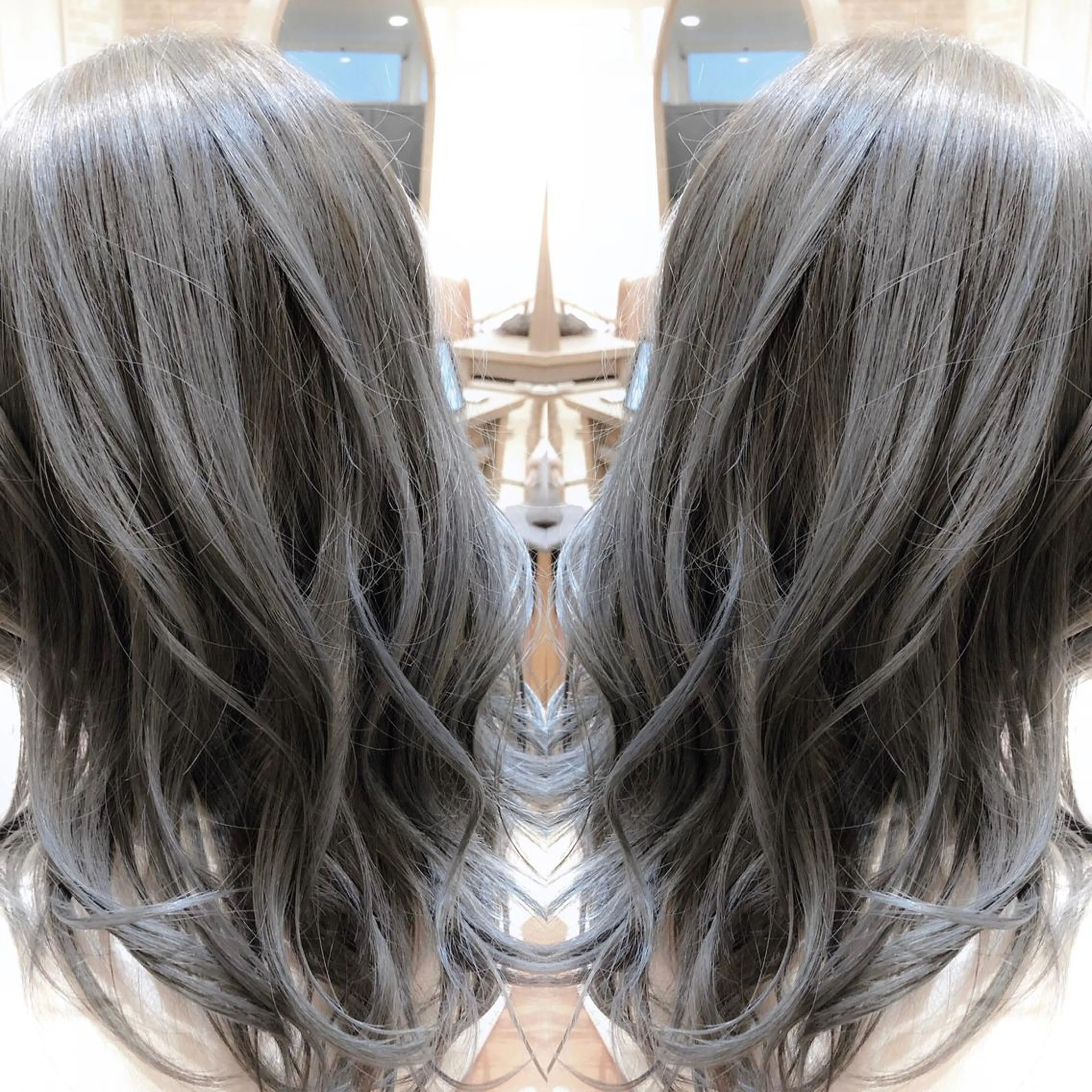 セミロング ヘアカラー トリートメント 大山 亮　　【髪質改善】のヘアスタイル