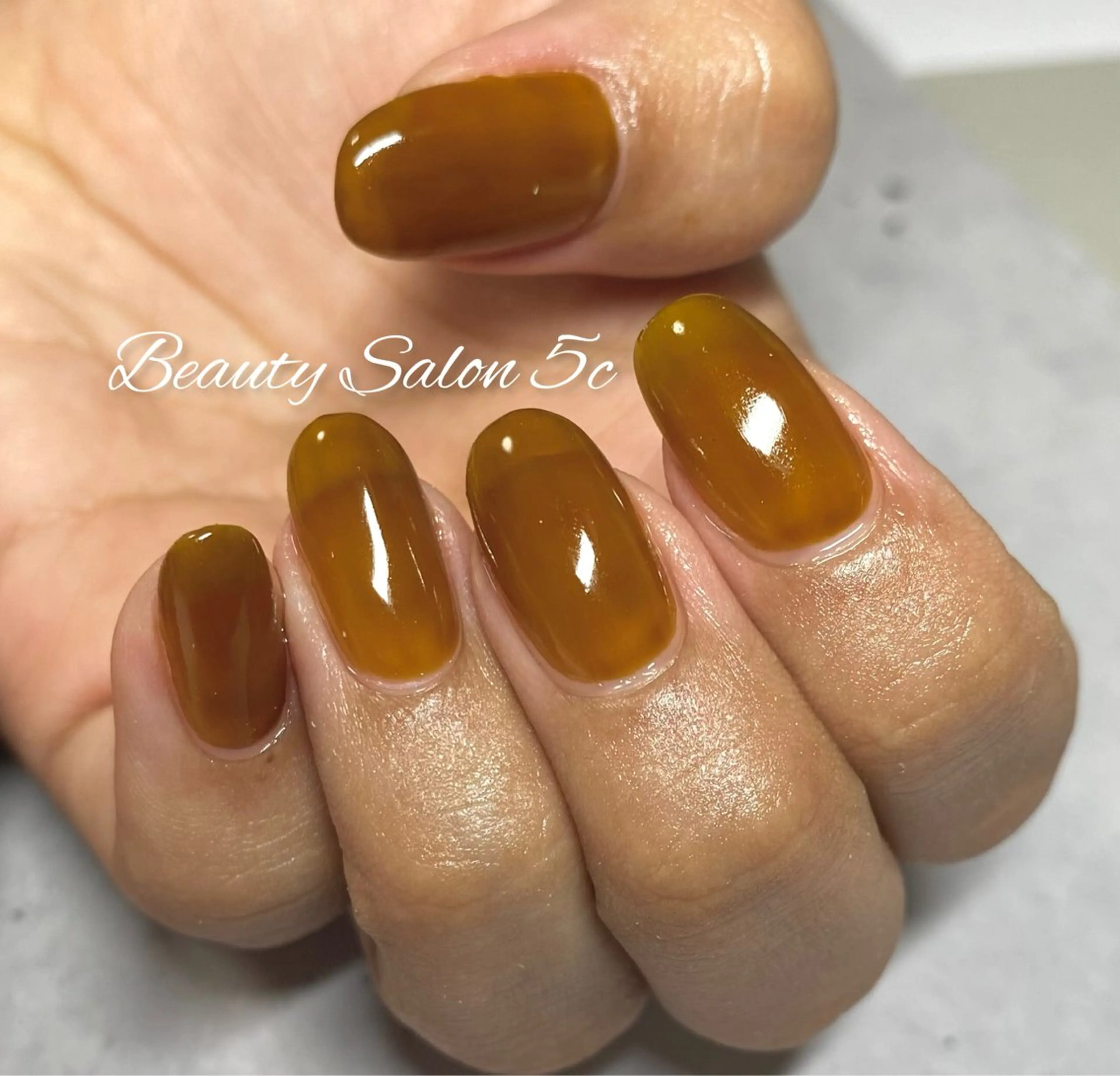 ネイル ワンカラーネイル Beauty Salon5cのネイルデザイン