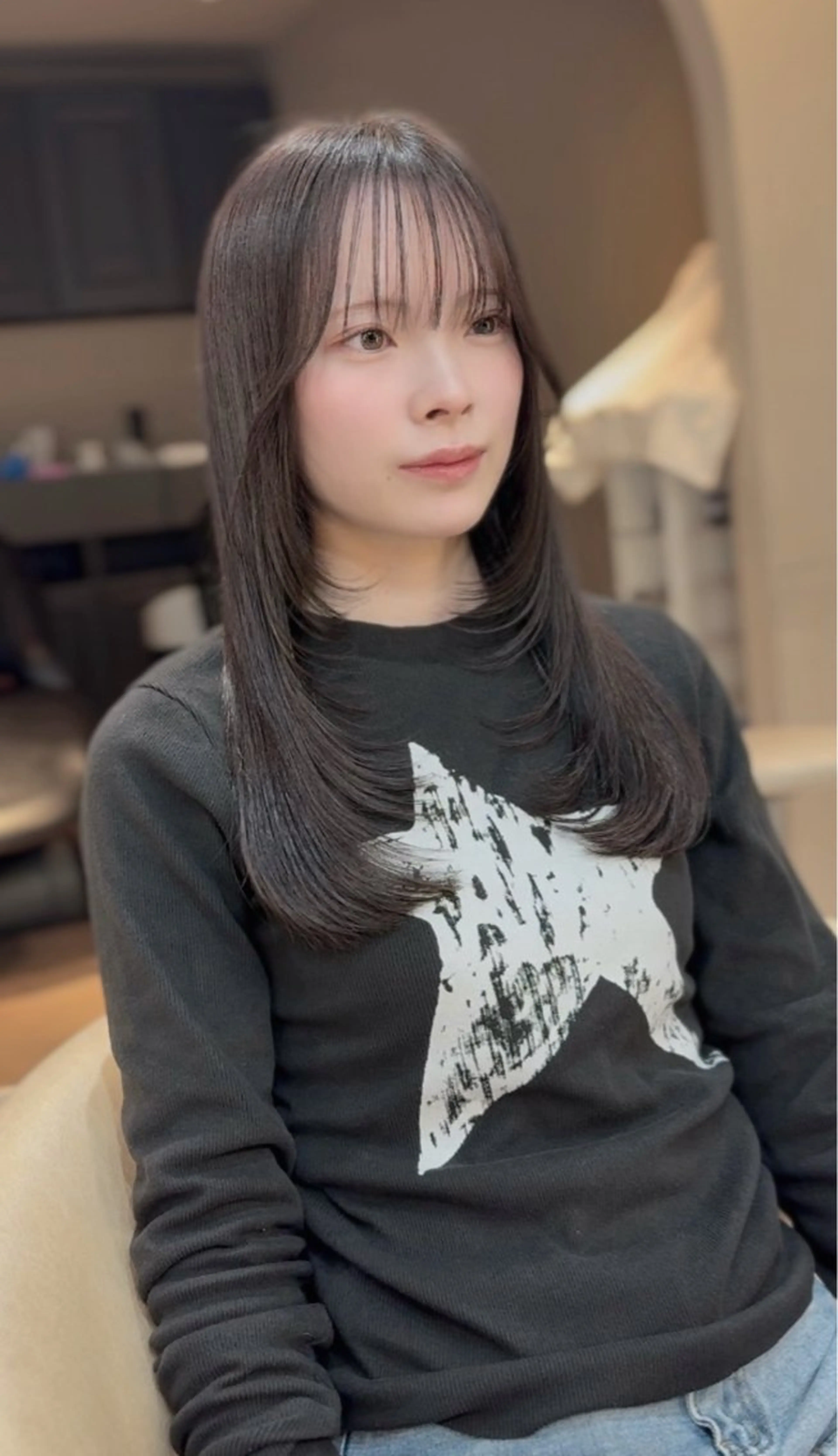 セミロング Sakura /韓国ヘアのヘアスタイル