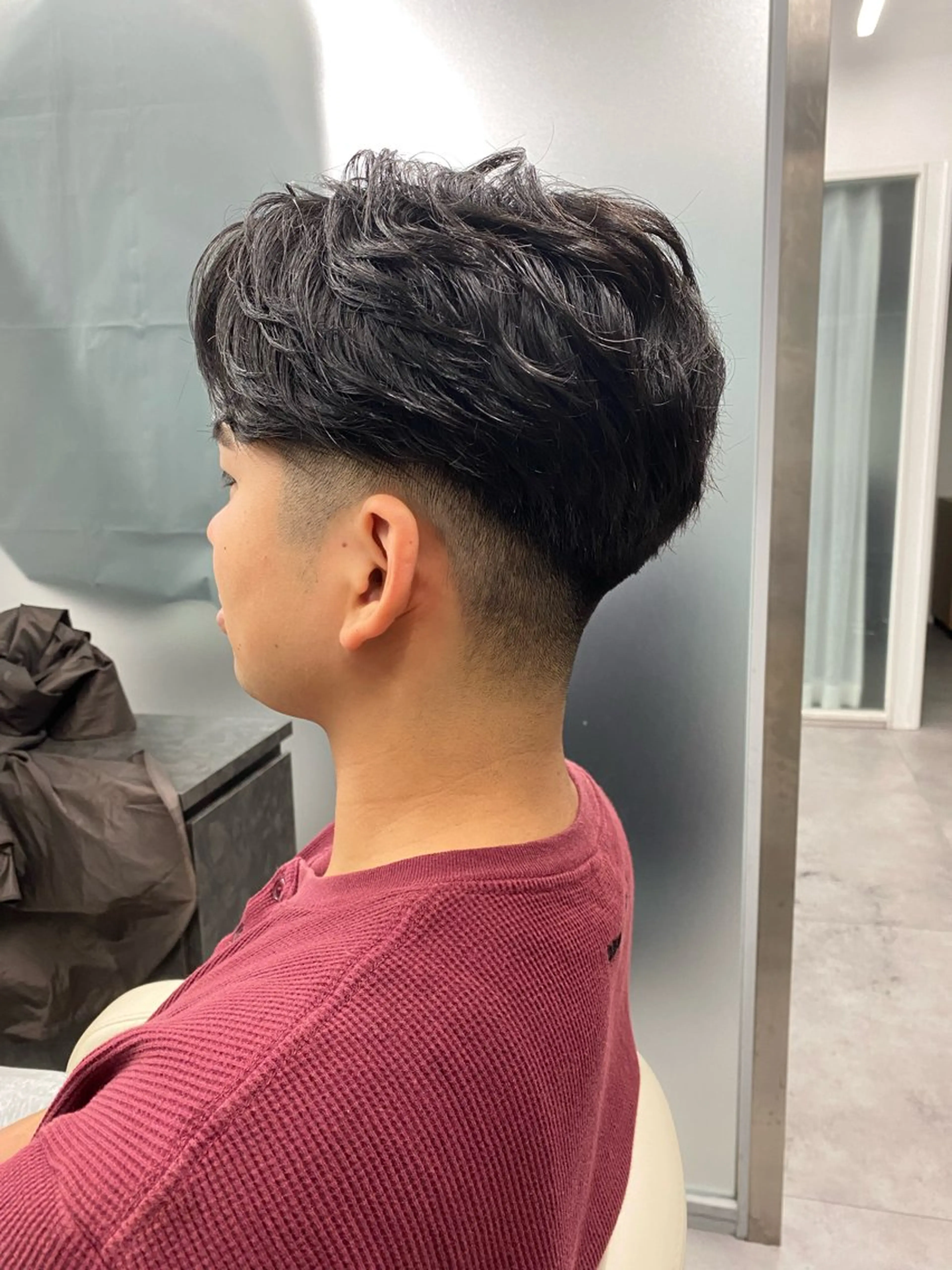 ショート パーマ メンズ特化 江坂 今井魁人のヘアスタイル