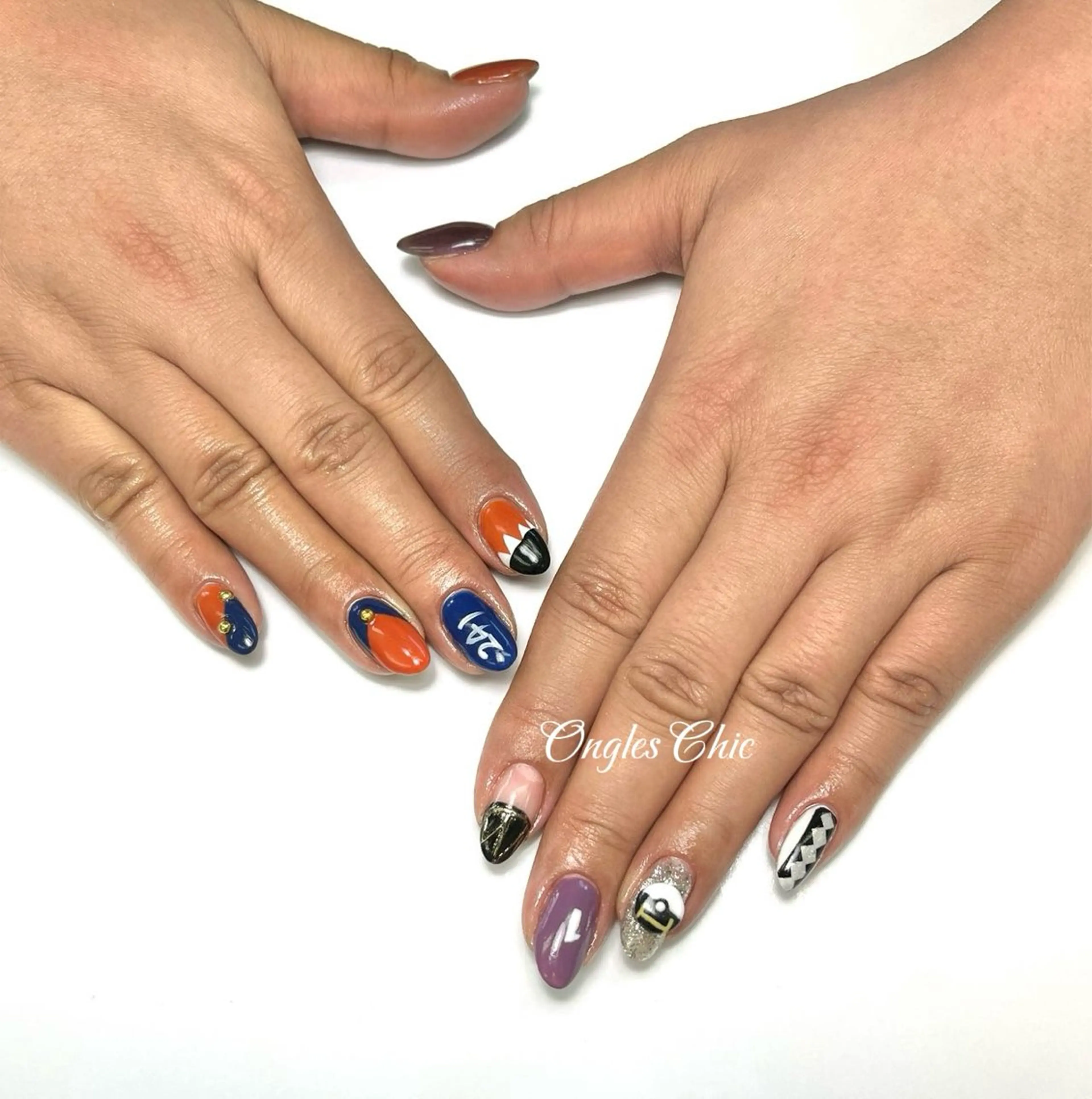 ネイル ハンドネイル ongles chicのネイルデザイン
