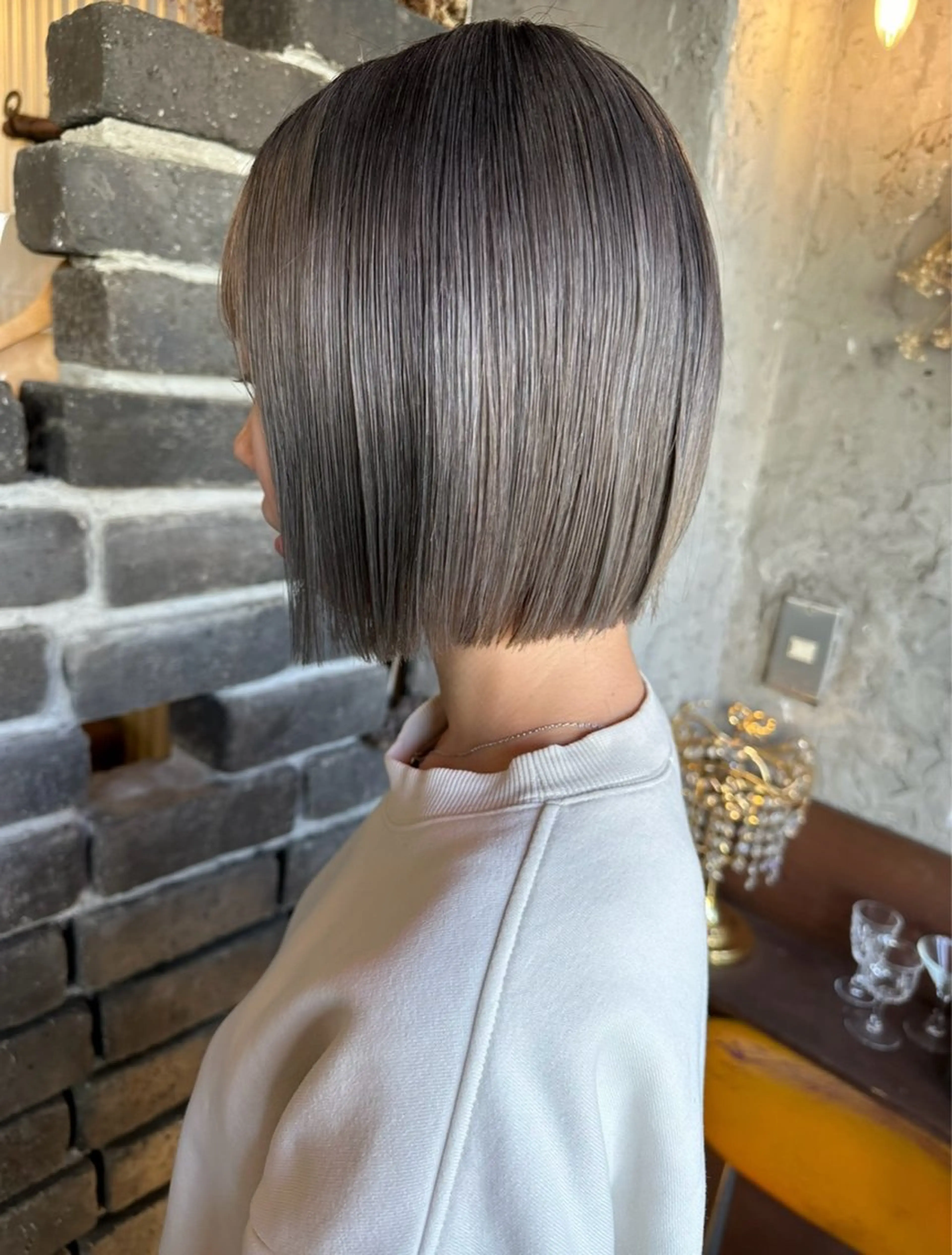 ショート ヘアカラー トリートメント 玉木 育実のヘアスタイル