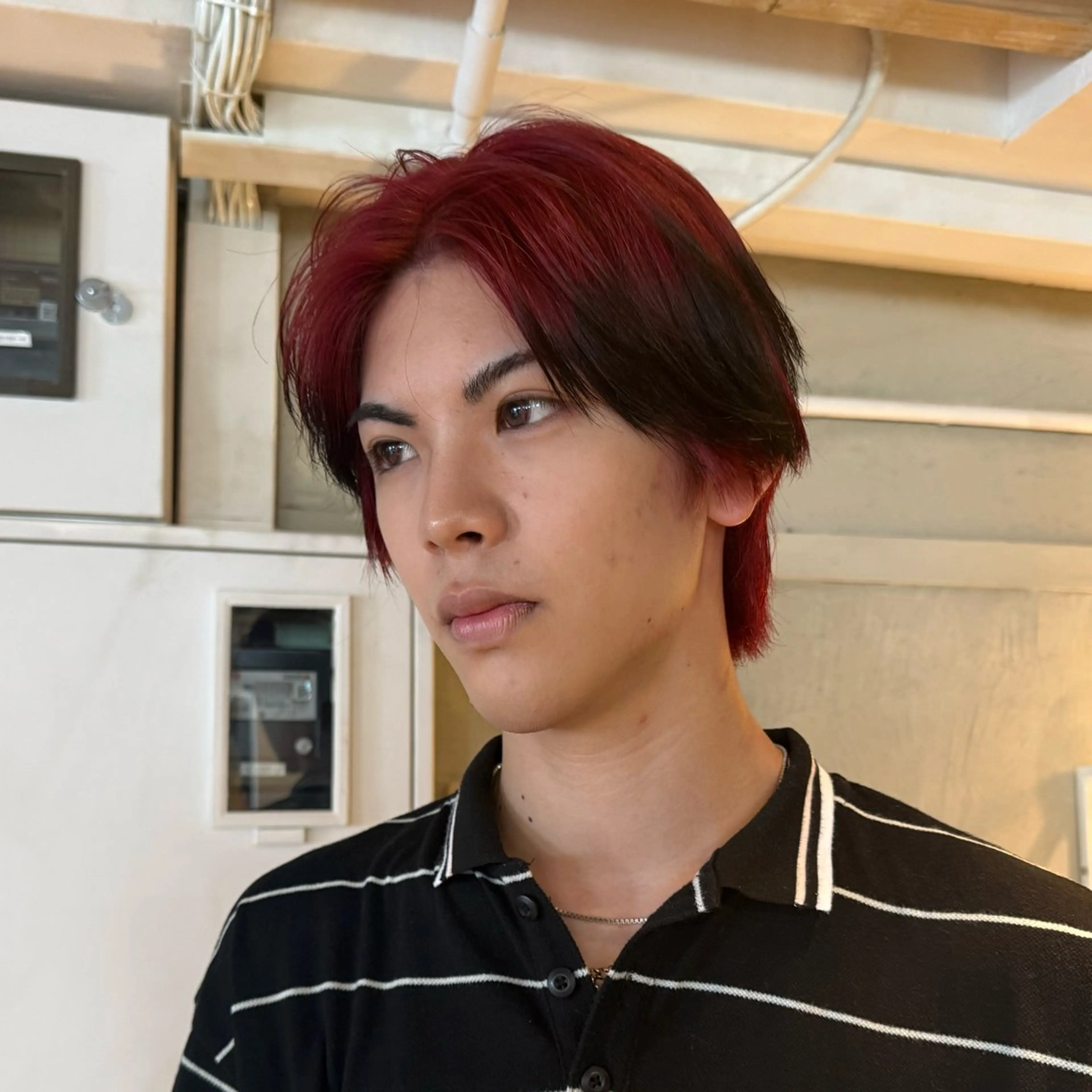 ショート カラー ヘアアレンジ メンズ ヘアカラー トリートメント 海外/ハイトーン🪽 ☯️ami☯️のヘアスタイル