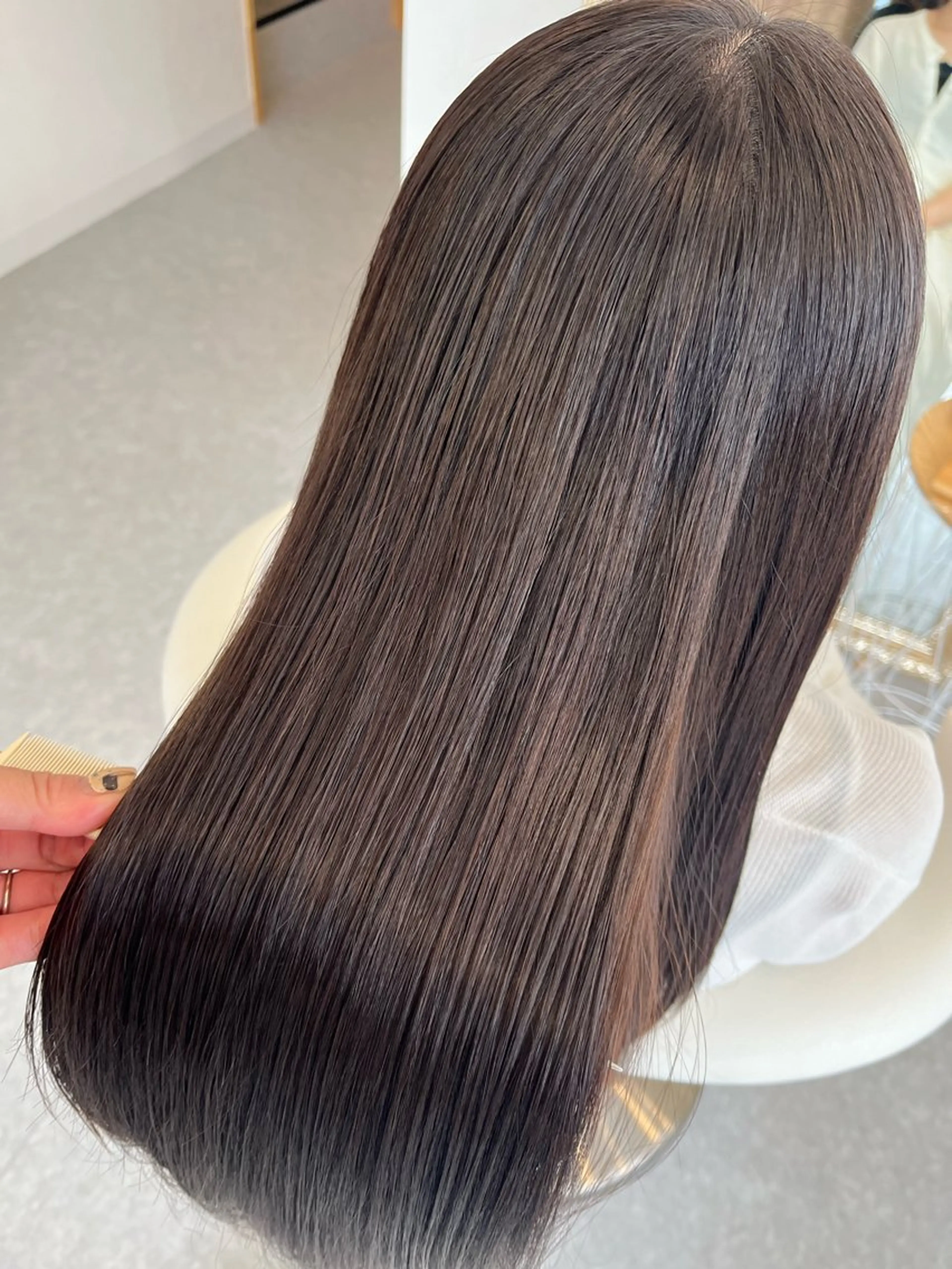 セミロング 【岡山/pilina 】白井美緒のヘアスタイル