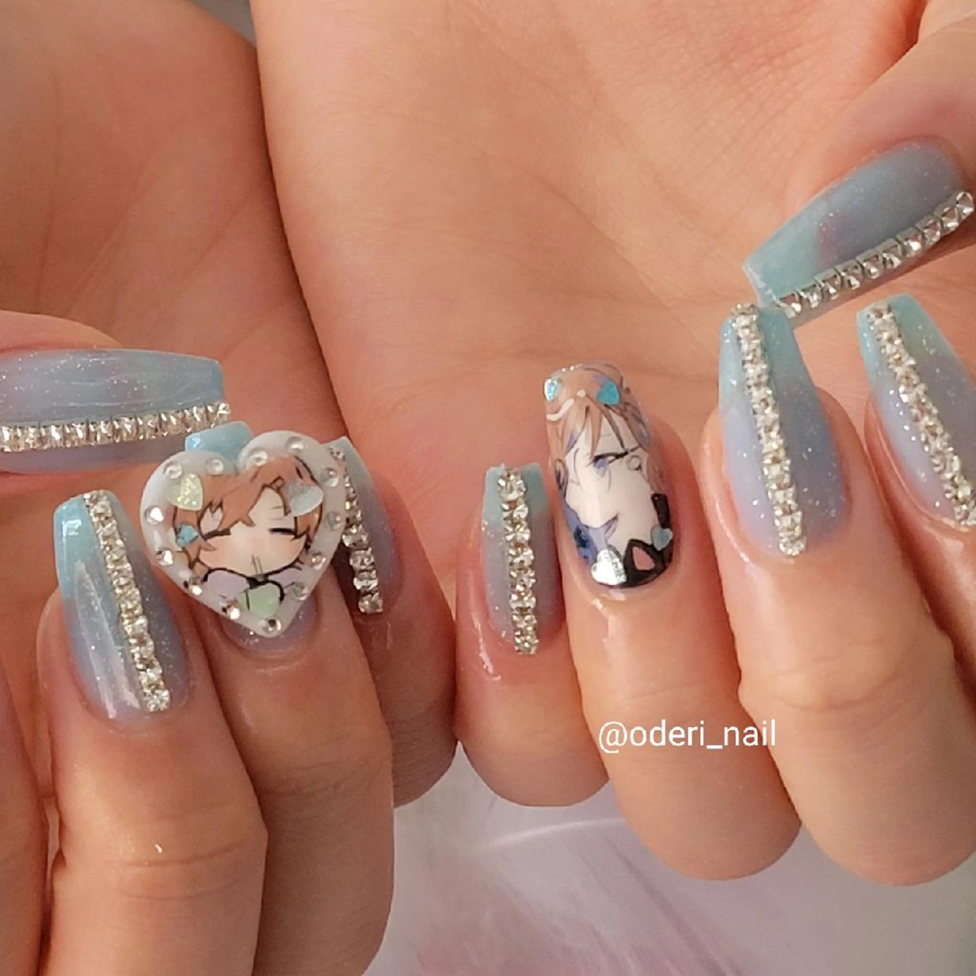 ネイル アートネイル ジェルネイル おで@ oderi_nailのネイルデザイン