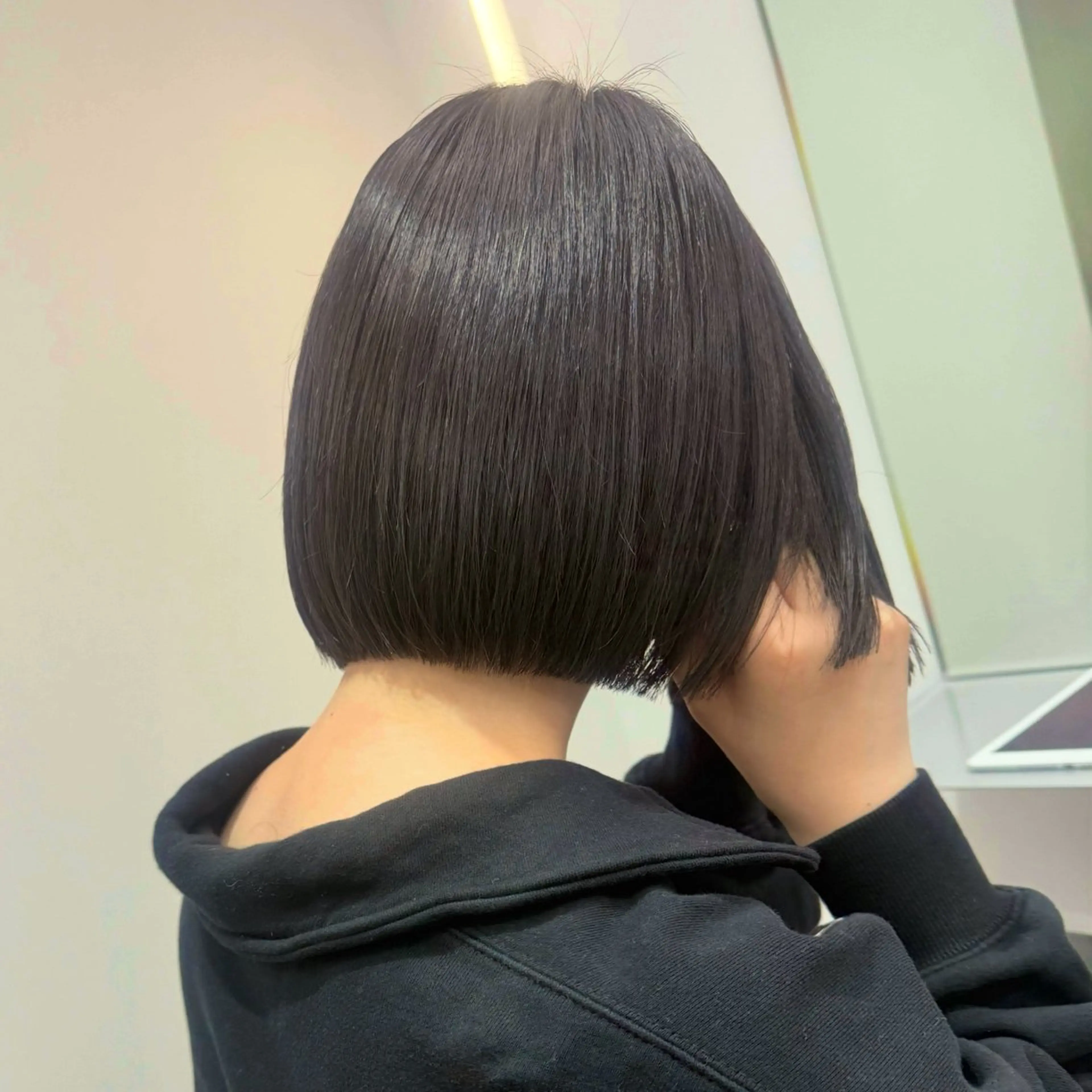 ショート Misaki /ボブ/縮毛矯正のヘアスタイル