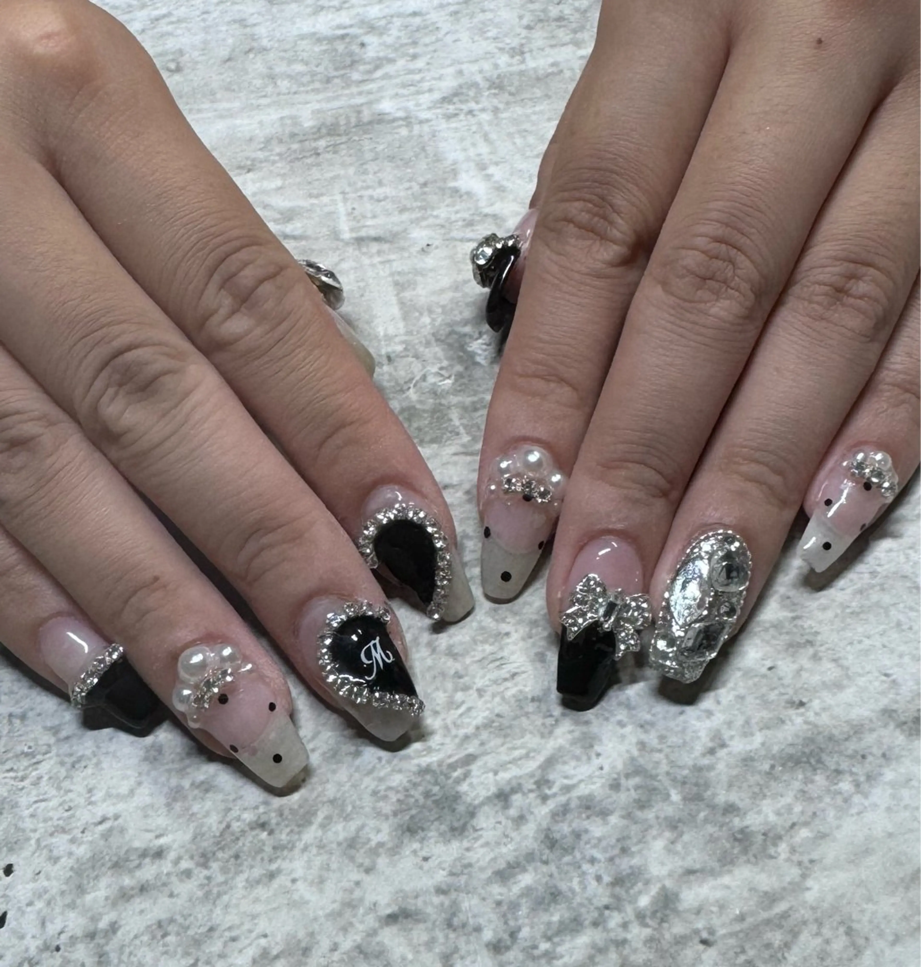 《オフなし》💎ジェルネイル アート10本🔥デザイン持ち込みコース🦋の写真