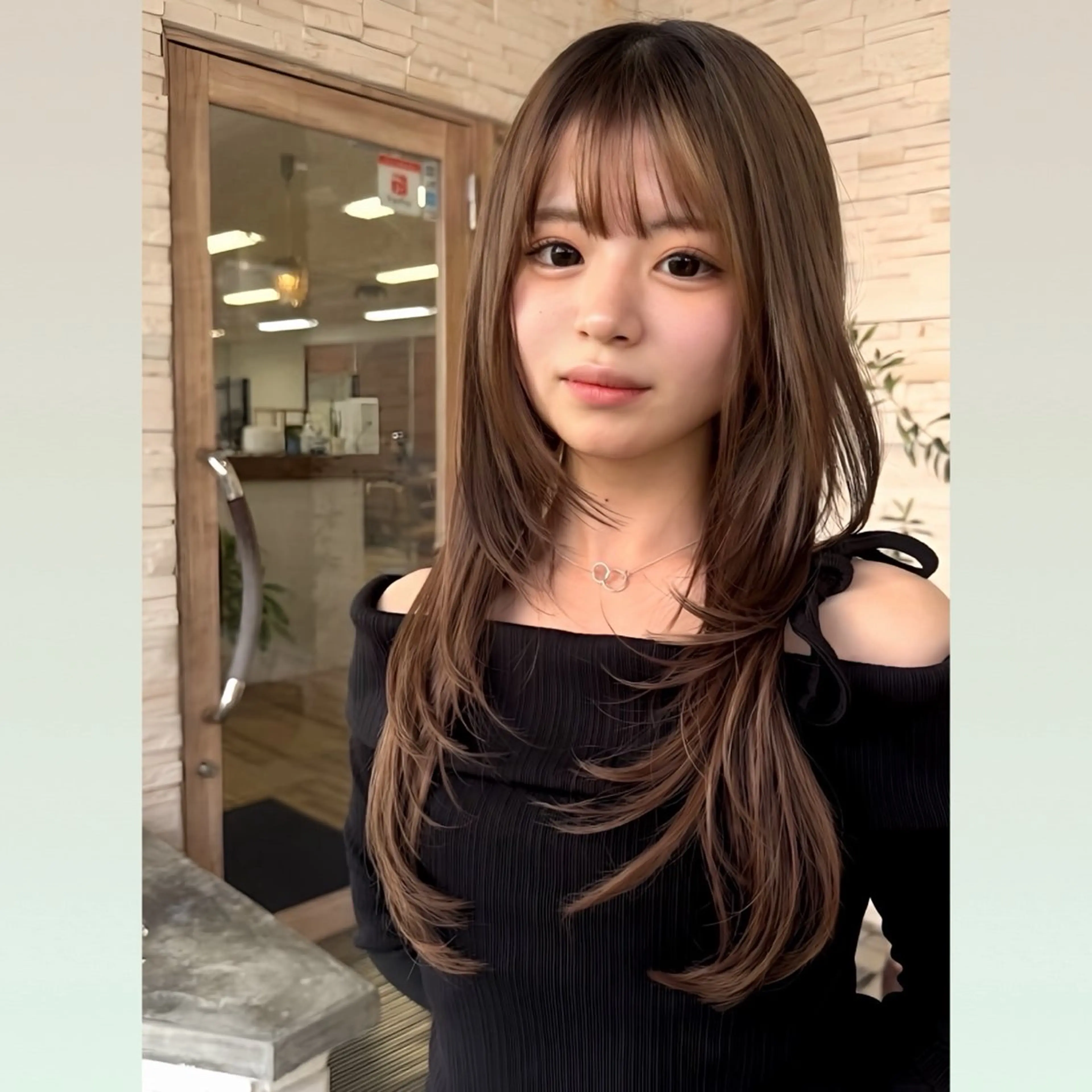セミロング 草野 聖のヘアスタイル