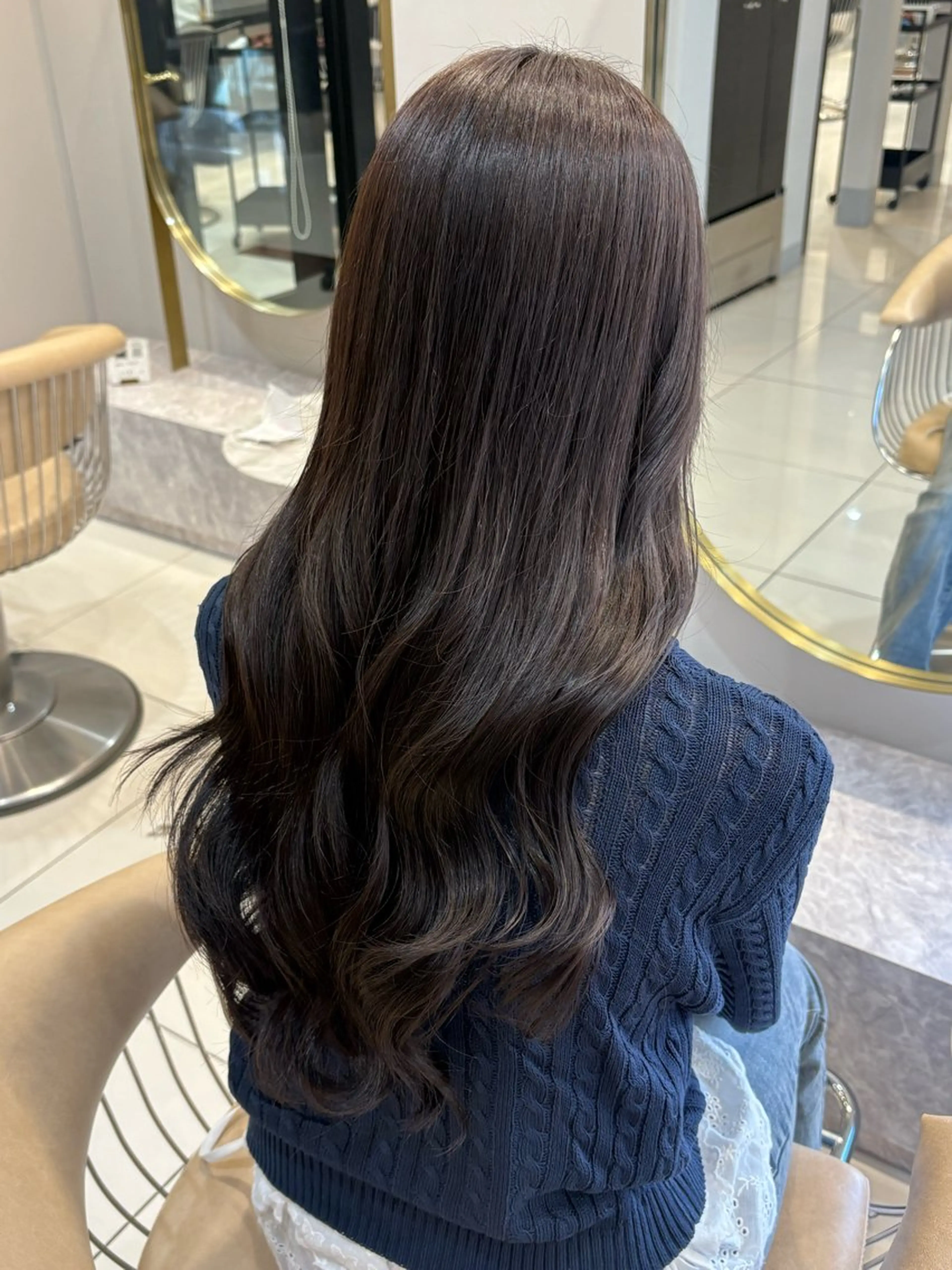 ロング ヘアカラー かな🎀 ぷるカラー/エクステのヘアスタイル