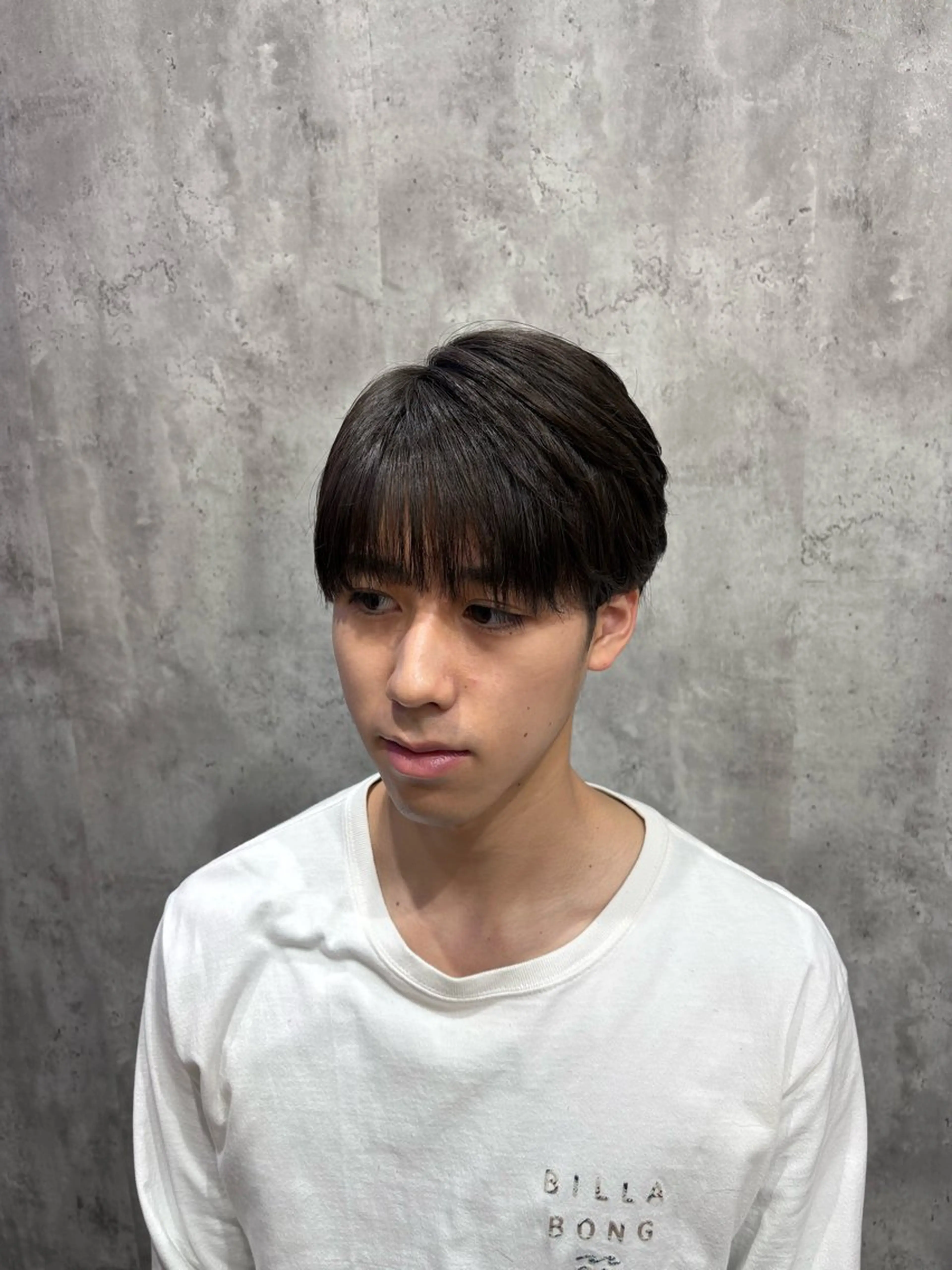 ショート メンズ マッシュ シースルーマッシュ カット 韓国メンズヘア/ 毛流れヘア　須田龍世のヘアスタイル