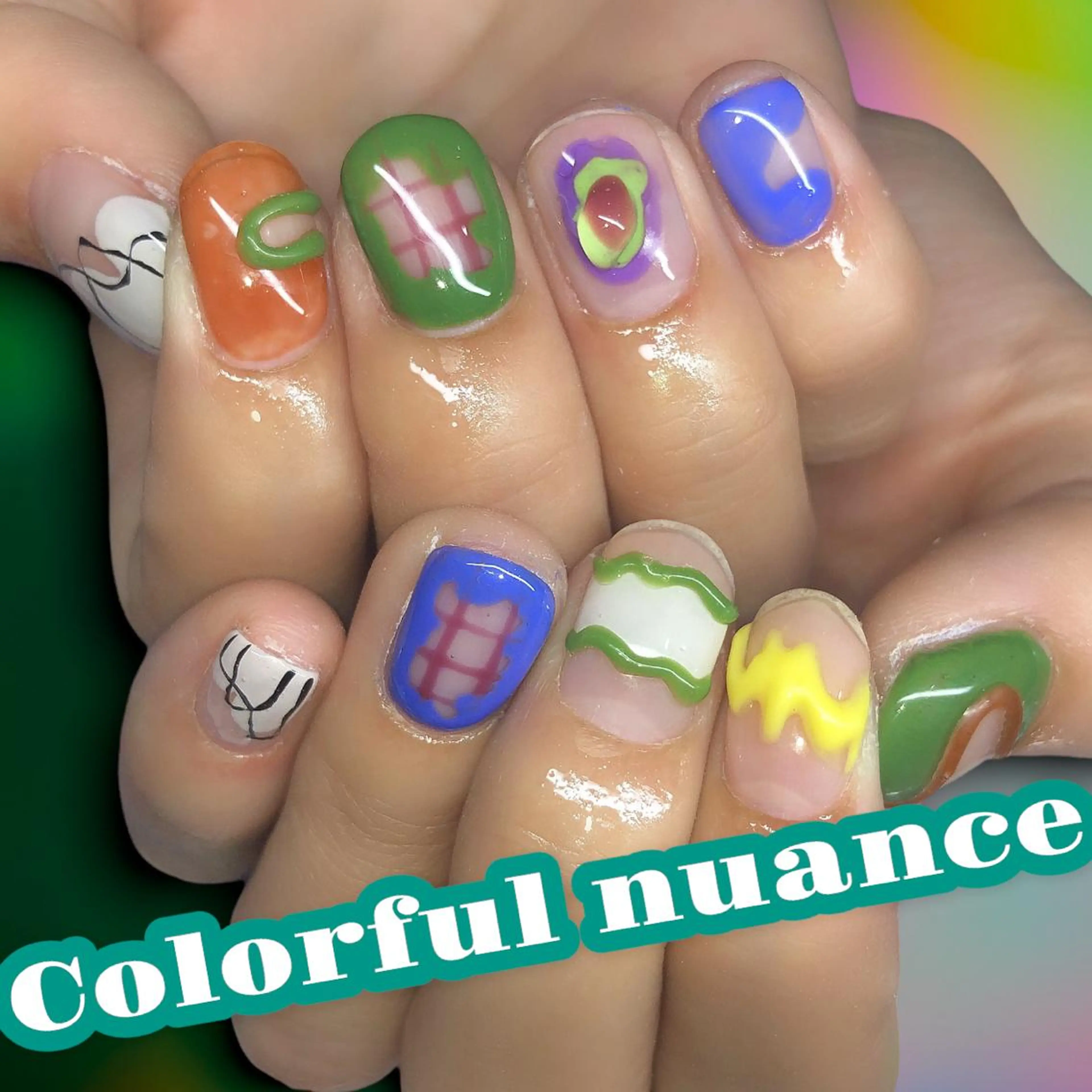 ネイル ニュアンスネイル ハンドネイル 【Yappy🌈】 💖P-tanaのネイルデザイン