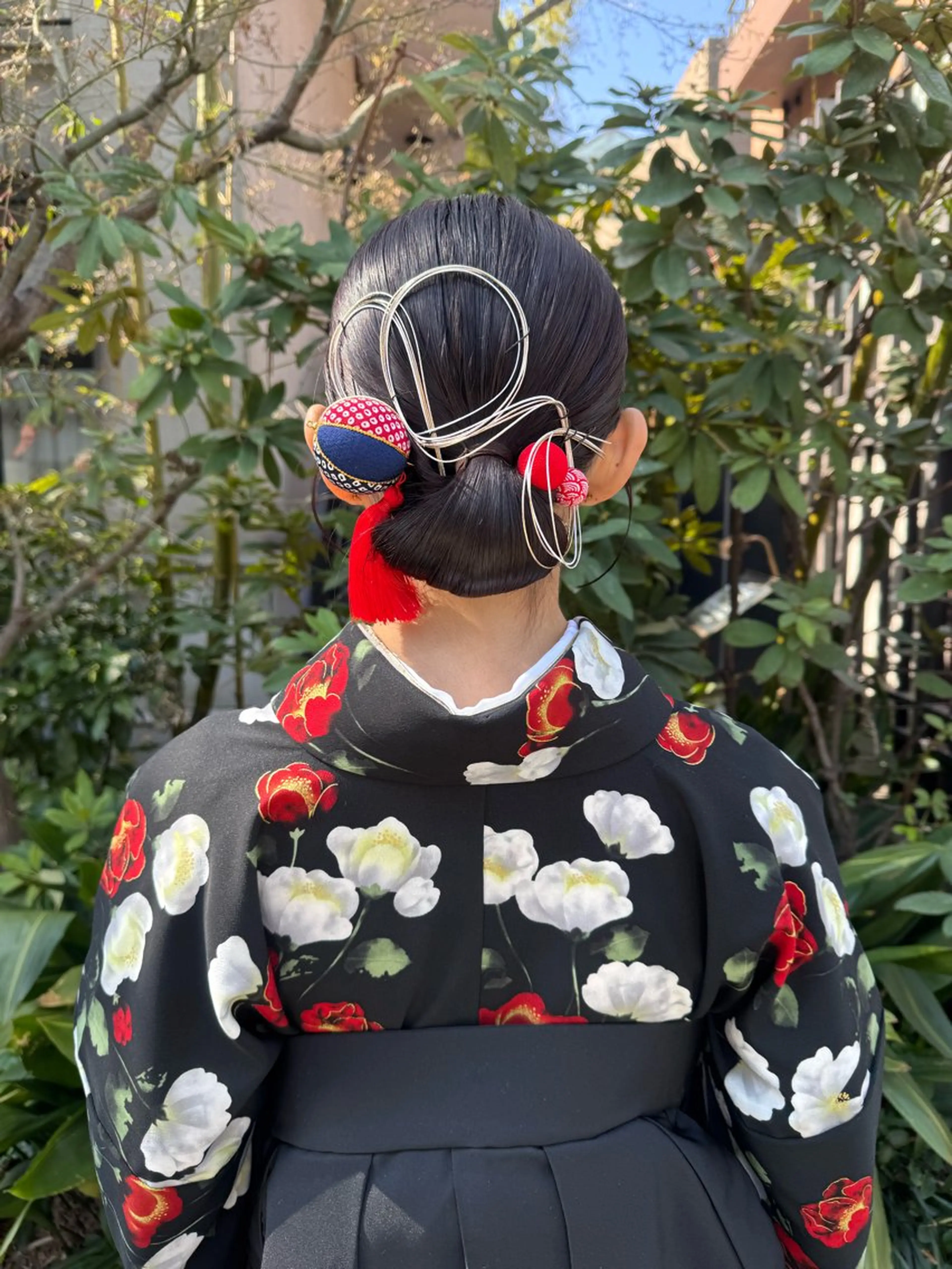 セミロング ヘアアレンジ 着付け 🎗️【ヘアセット 美眉】吉川玲🎗️のヘアスタイル