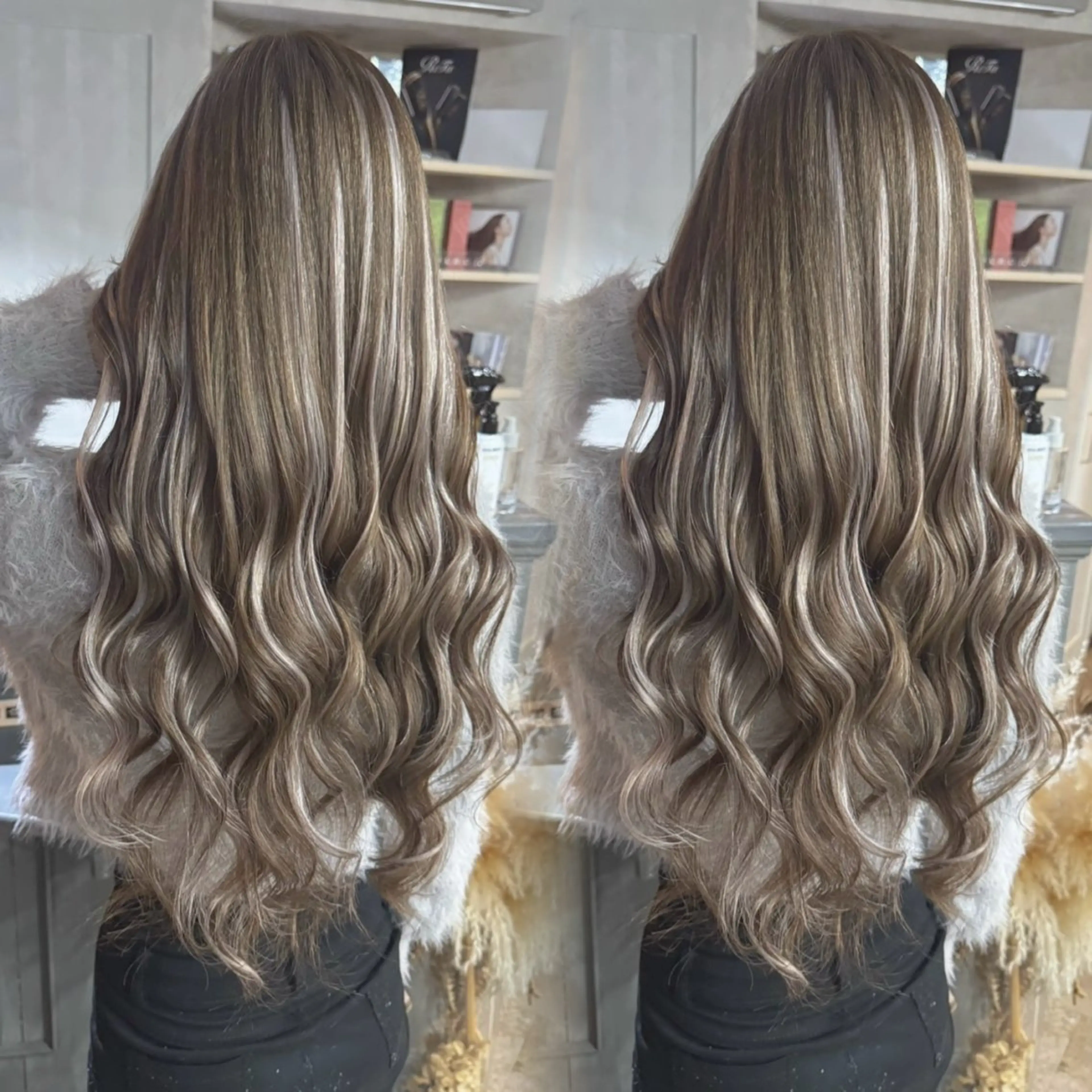 ロング ヘアカラー エクステ lisa  ︎︎のヘアスタイル