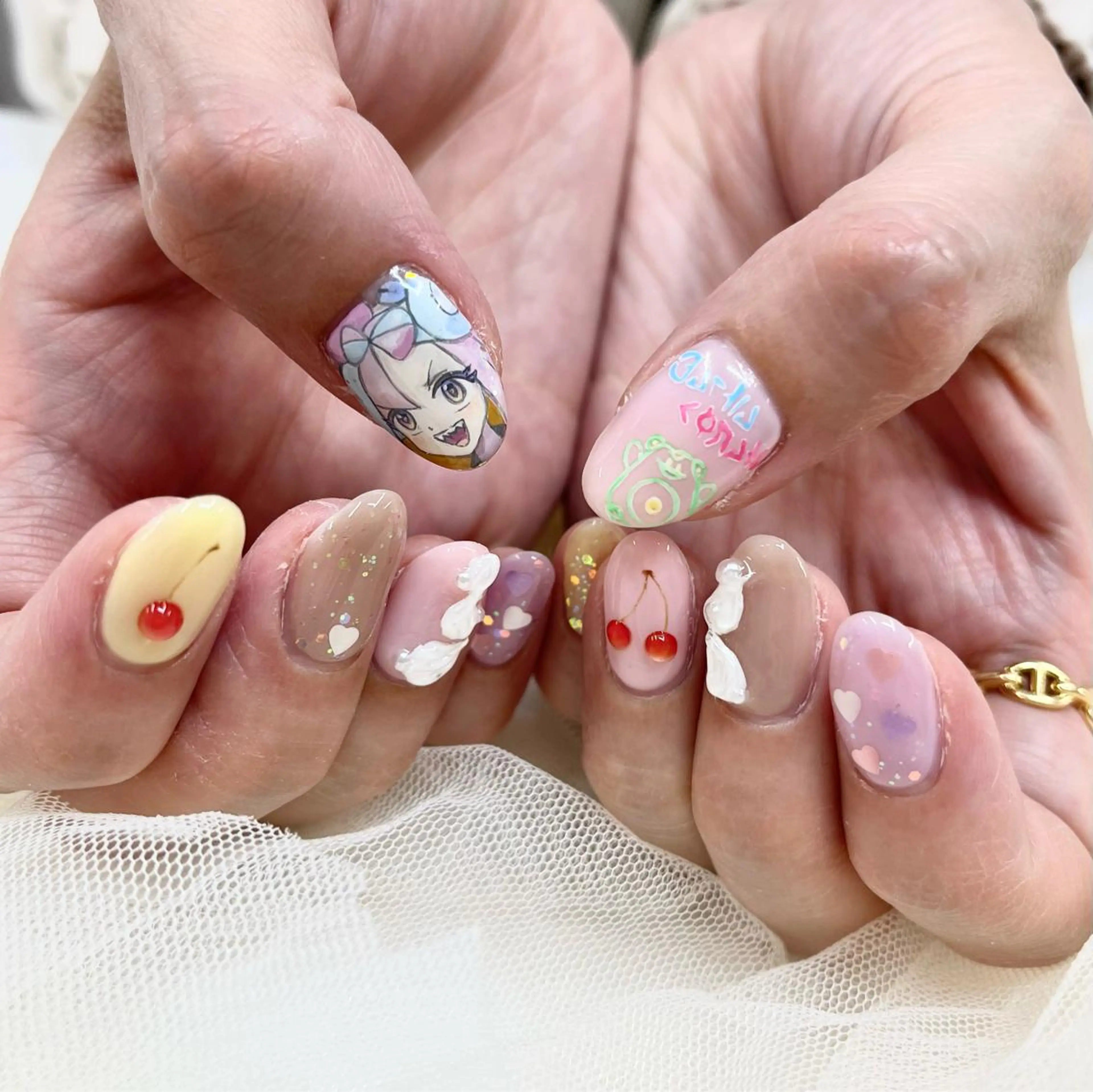 ミディアム ハンドネイル 池袋痛ネイル Nok. 渡辺のネイルデザイン