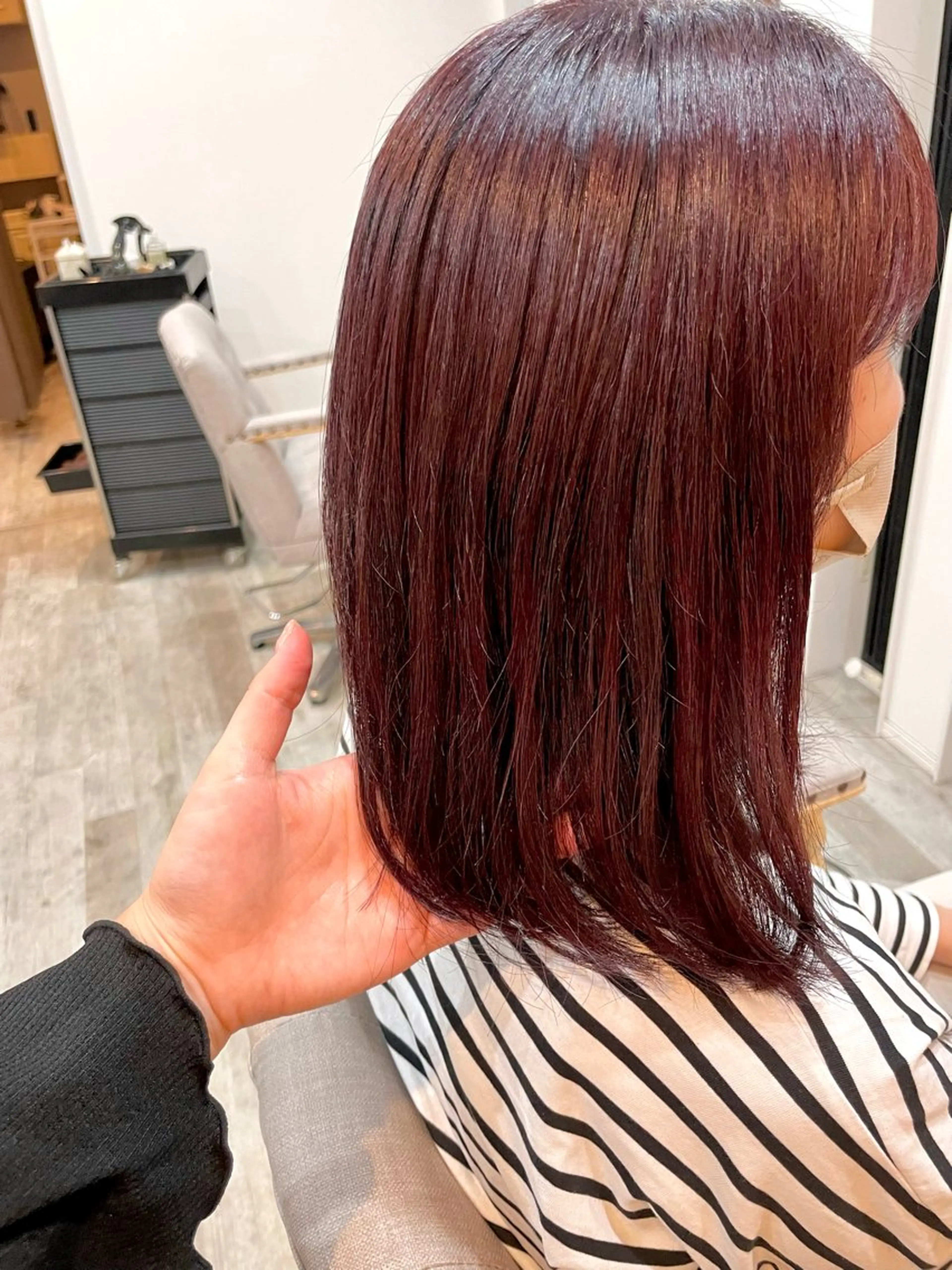 ミディアム カラー ヘアカラー 山田 ひかりのマツエク・マツパデザイン