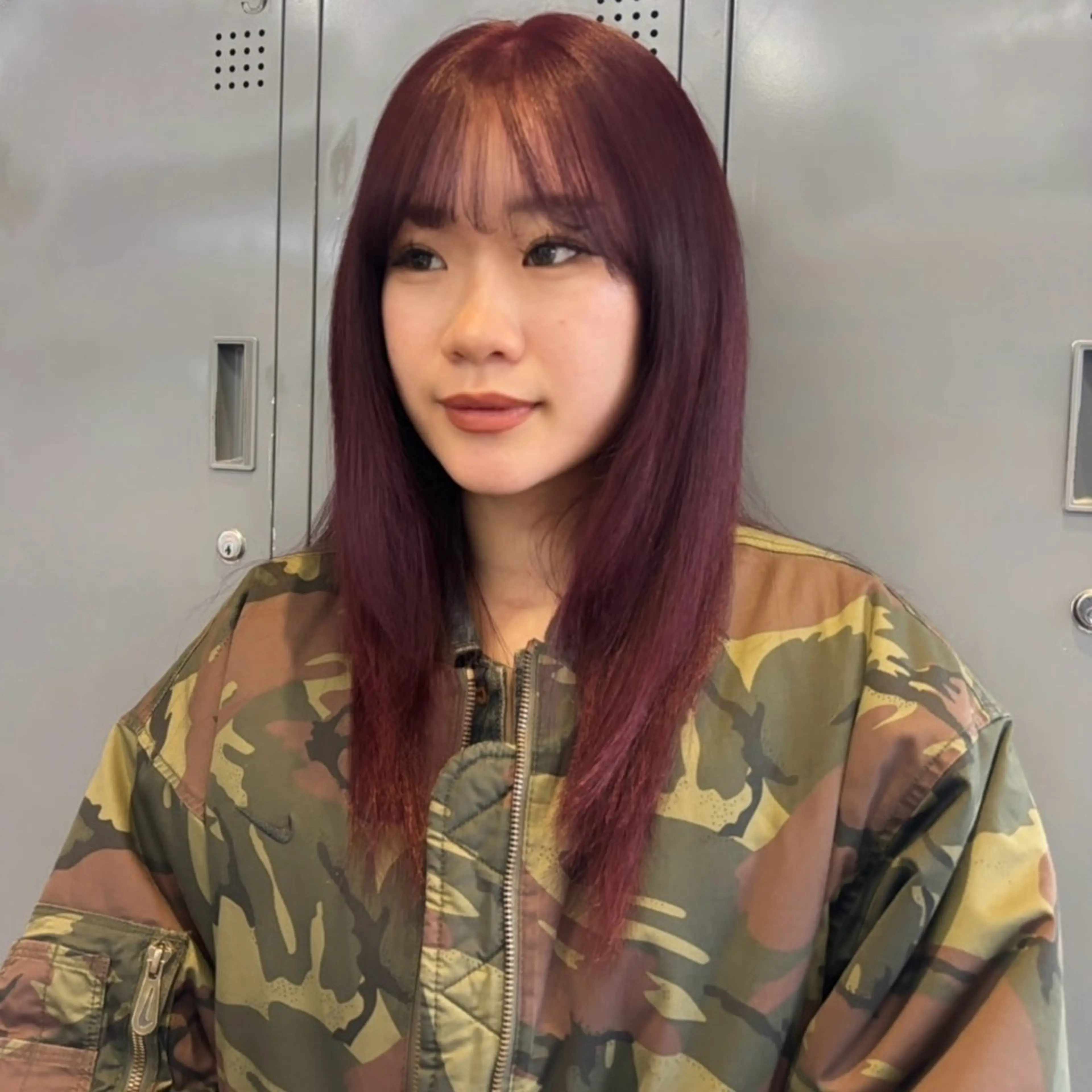 ミディアム カット ヘアカラー トリートメント 🍎似合わせハイトー ン🍎ののかのヘアスタイル