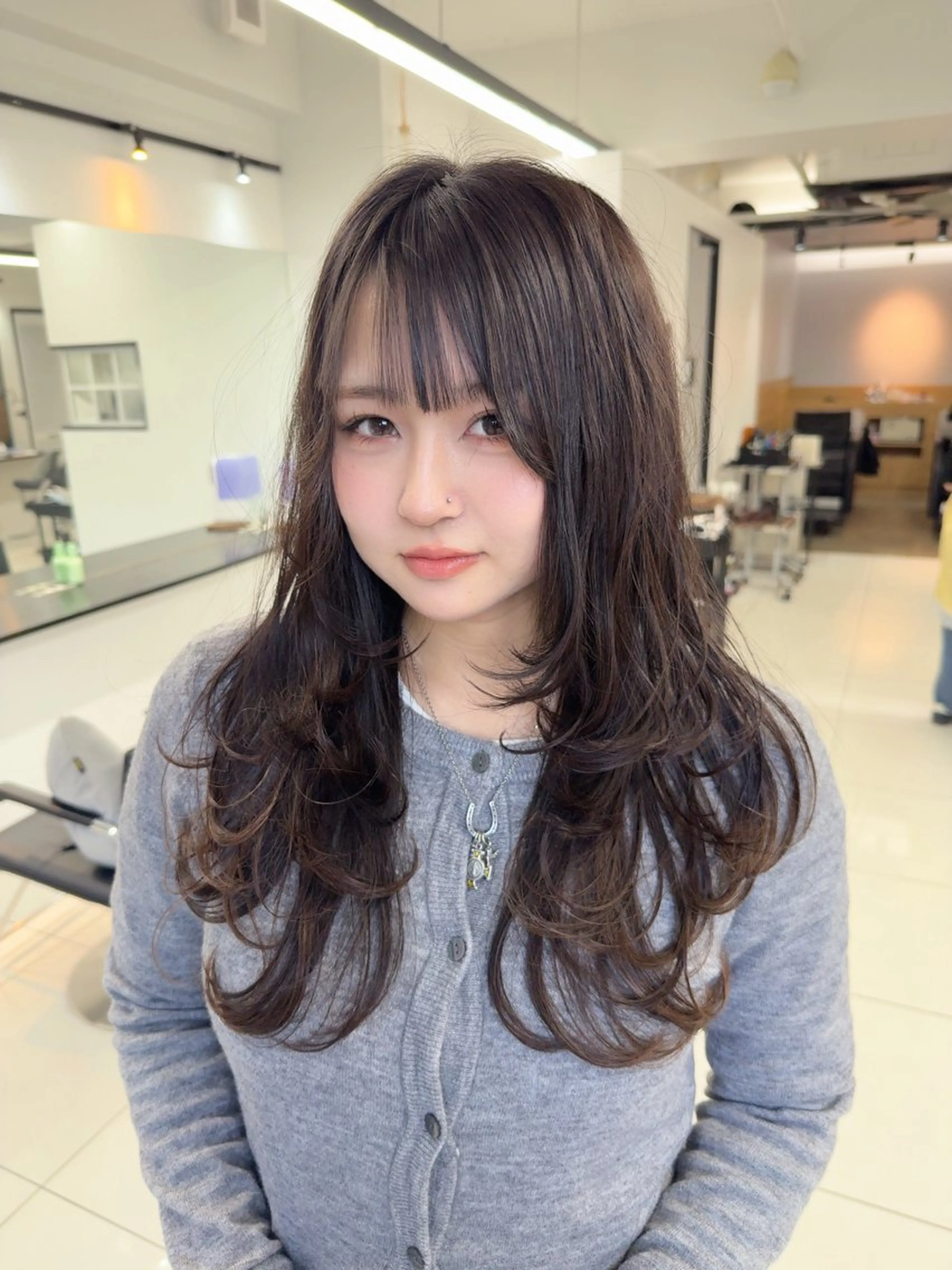 ロング カラー カット ヘアカラー トリートメント 🍀お悩み改善憧れの 美髪　小林風雅のヘアスタイル