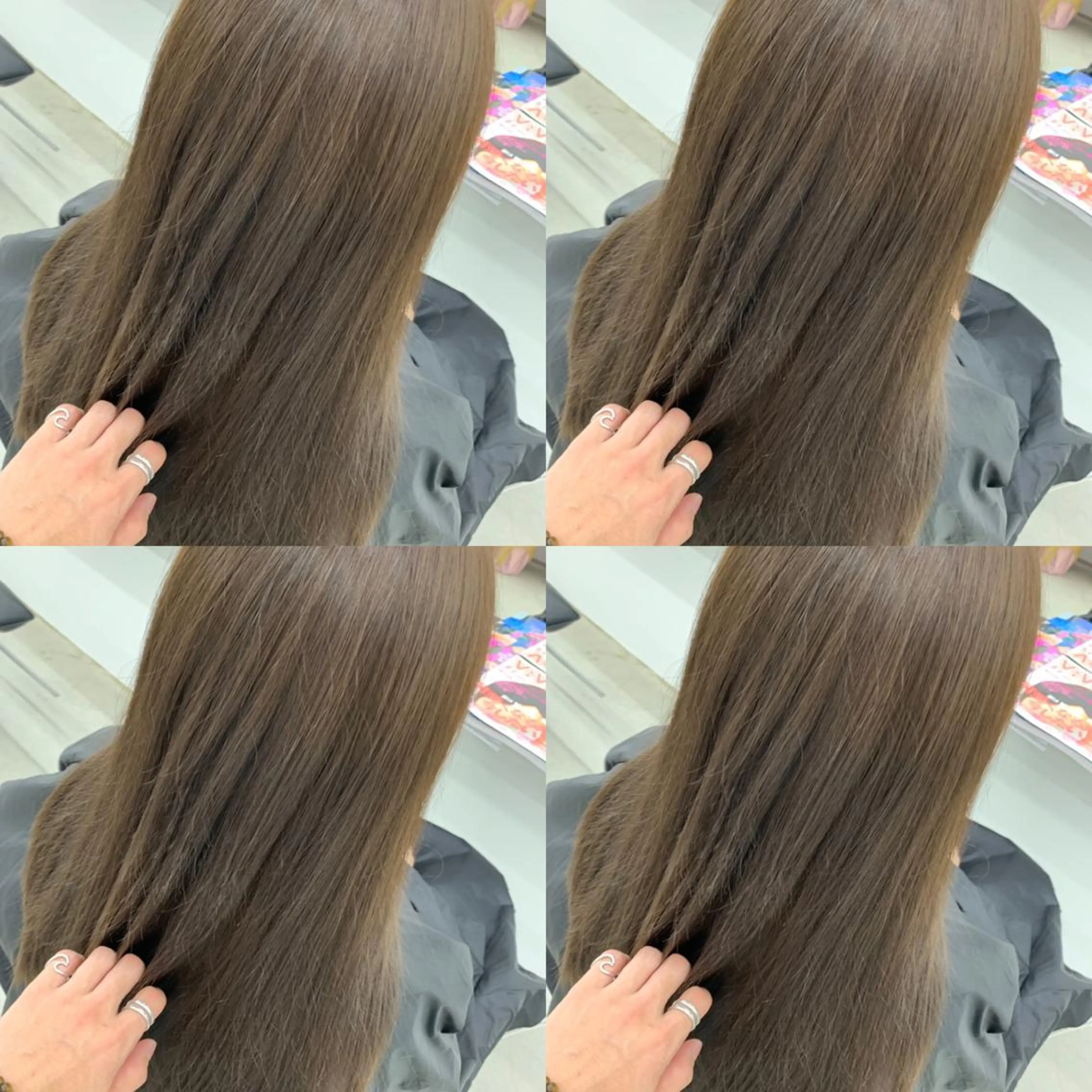 カラー ヘアカラー 中川 来紀のヘアスタイル