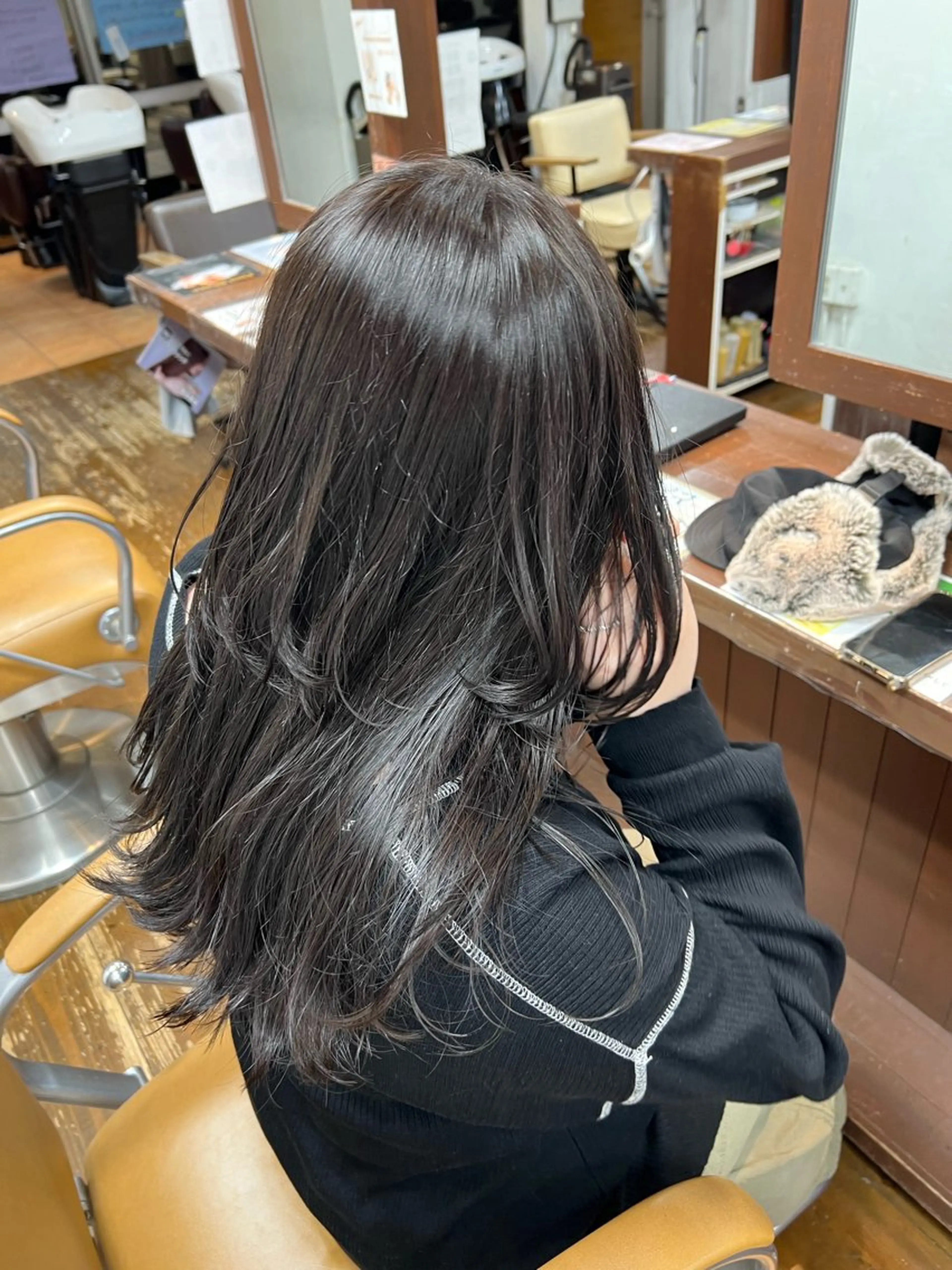 ロング ウルフカット 鈴木結花/立川美容師 /お悩み解決型美容師のヘアスタイル