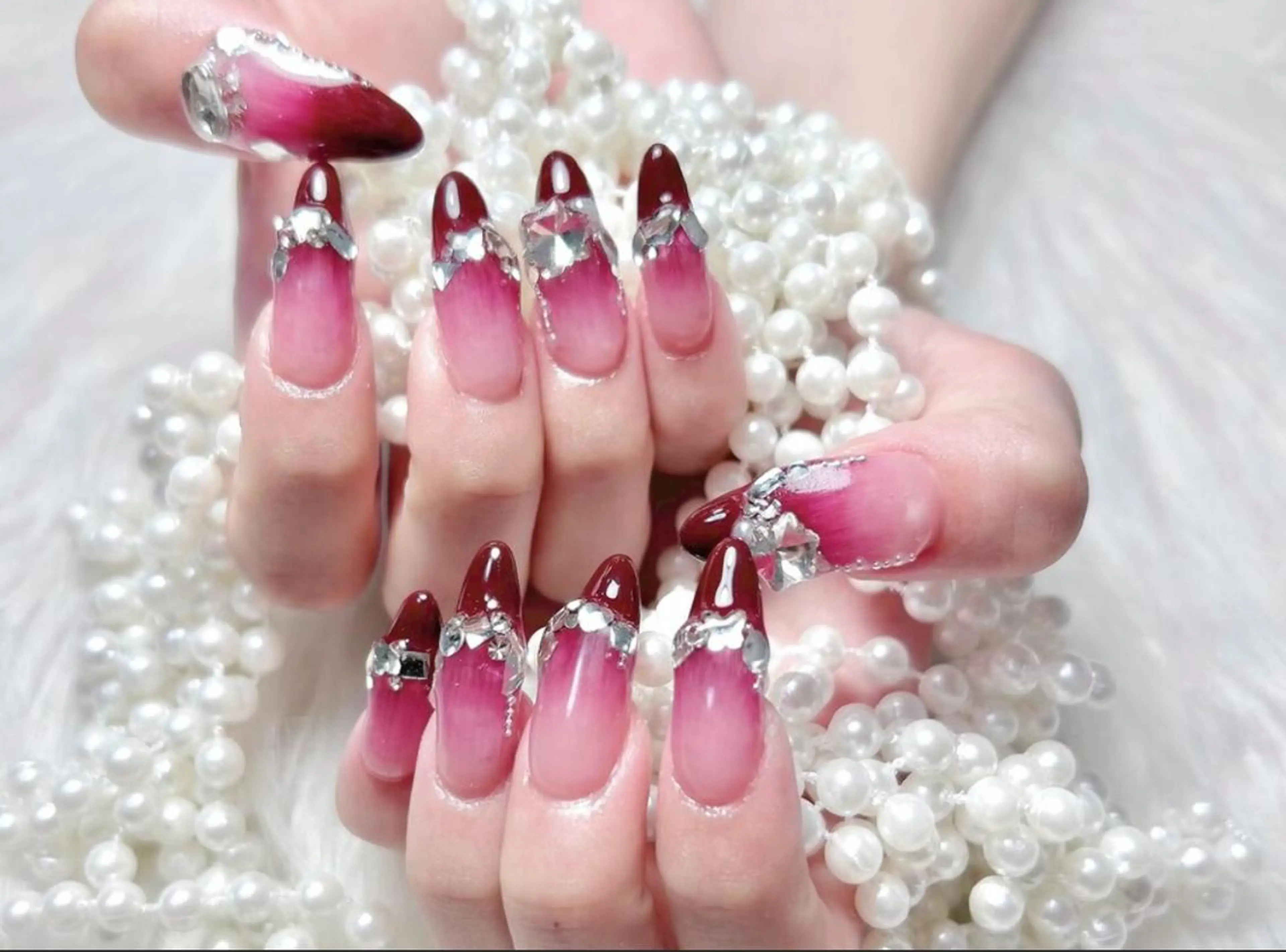 ネイル 🐳彩羽チップ 長さだし専門🐳のネイルデザイン