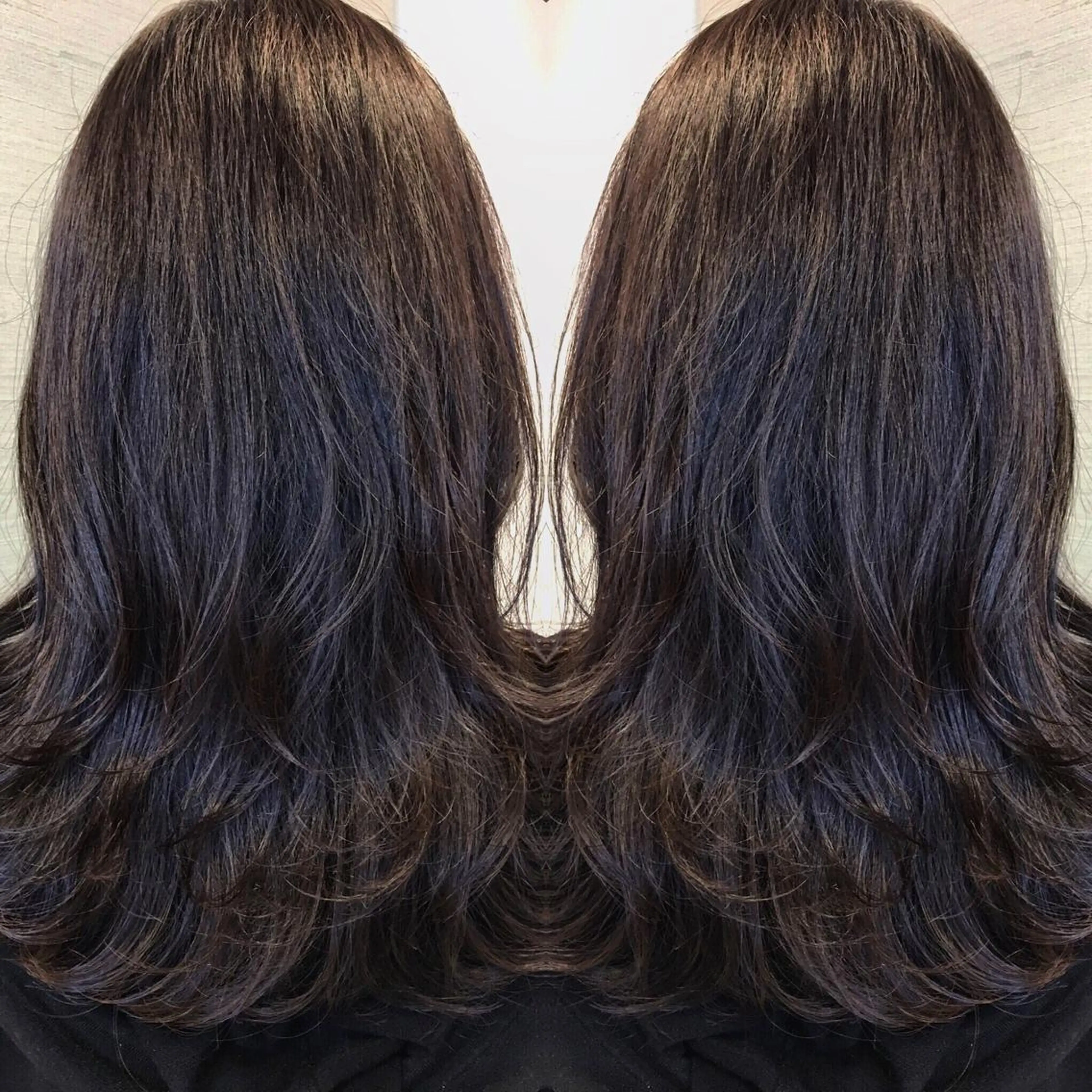 セミロング box mico. mutsumiのヘアスタイル