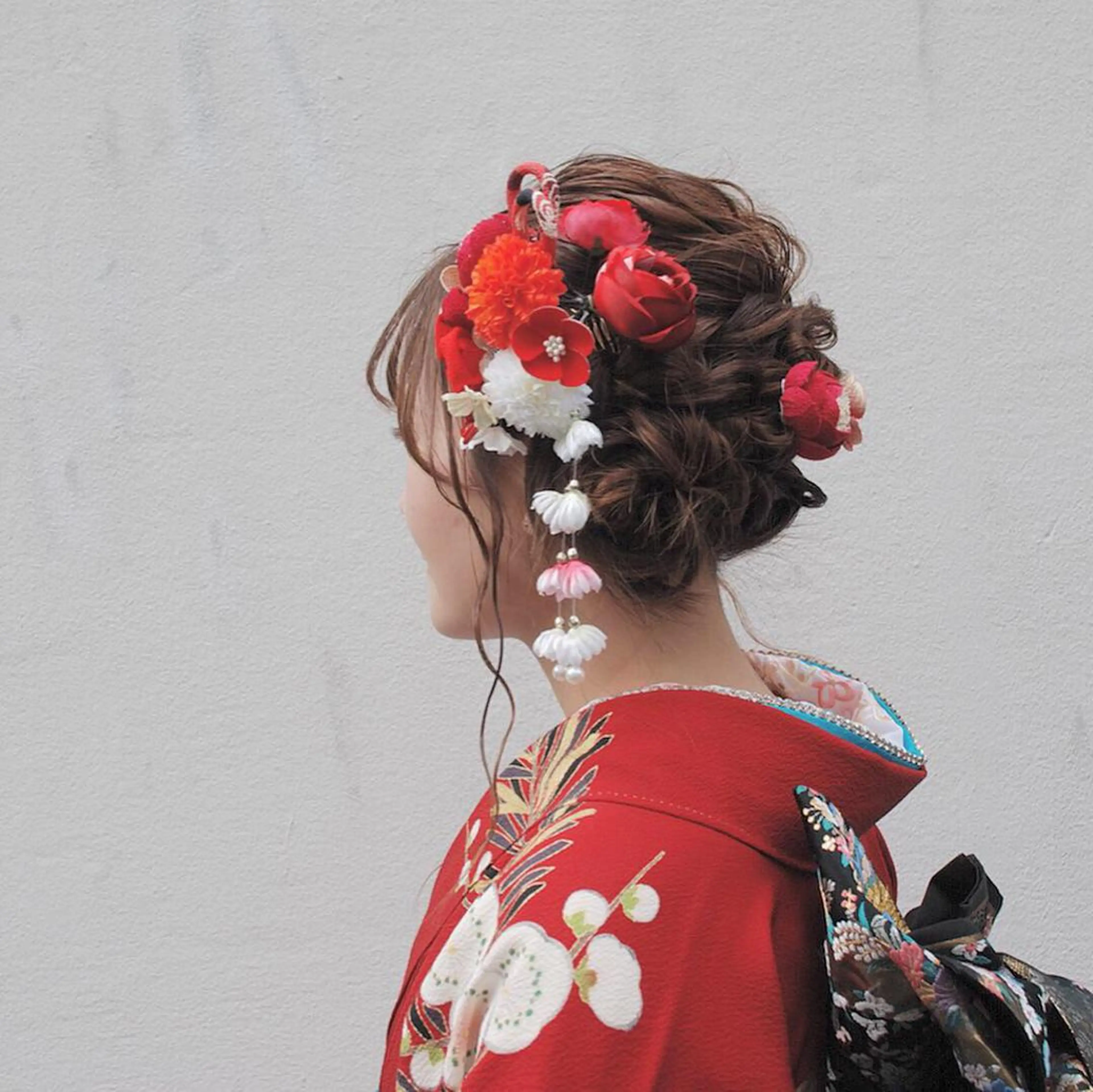 ロング カラー ヘアアレンジ ilo レイナのヘアスタイル