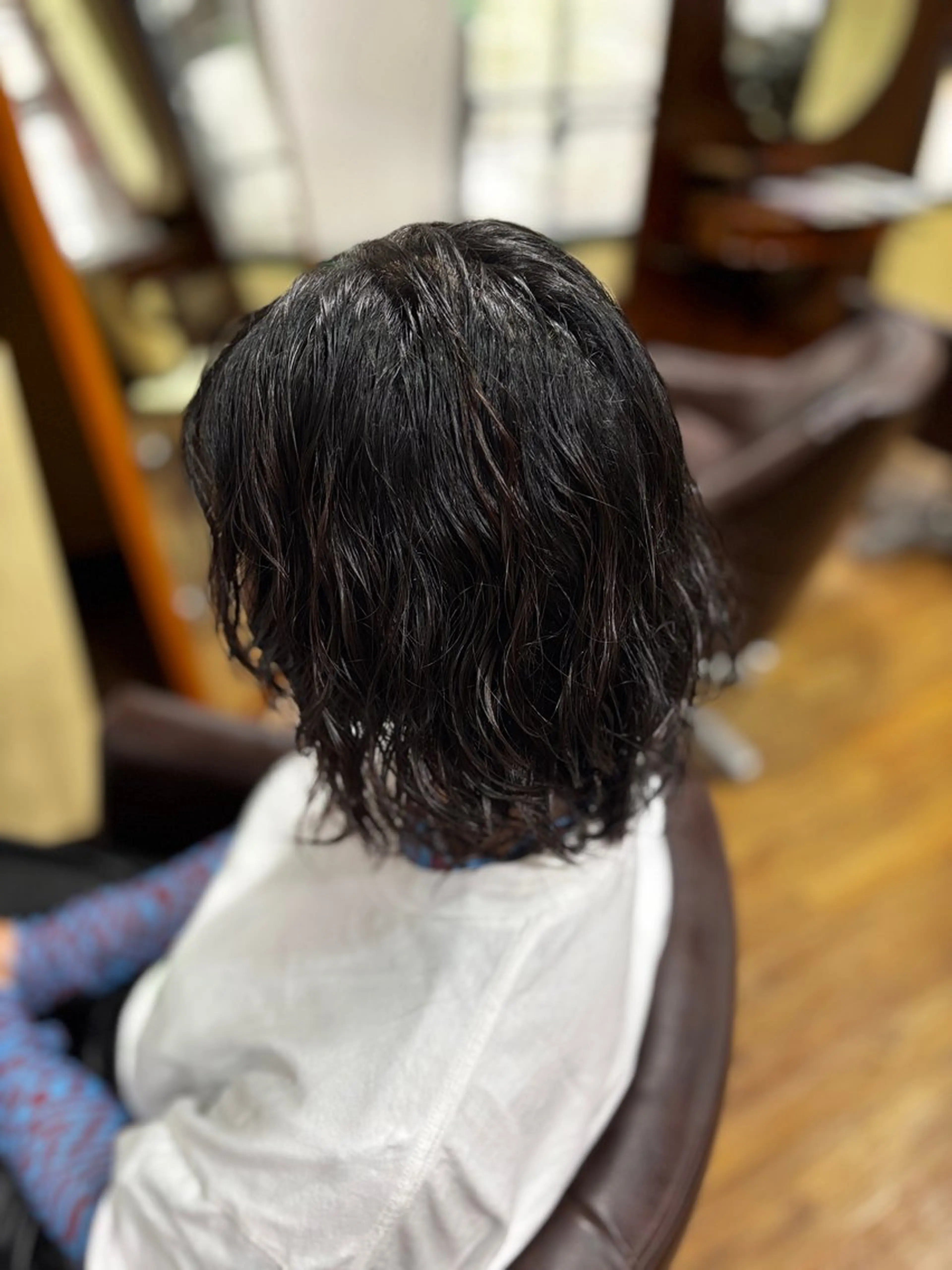 ミディアム カット パーマ トリートメント . kanokoのヘアスタイル