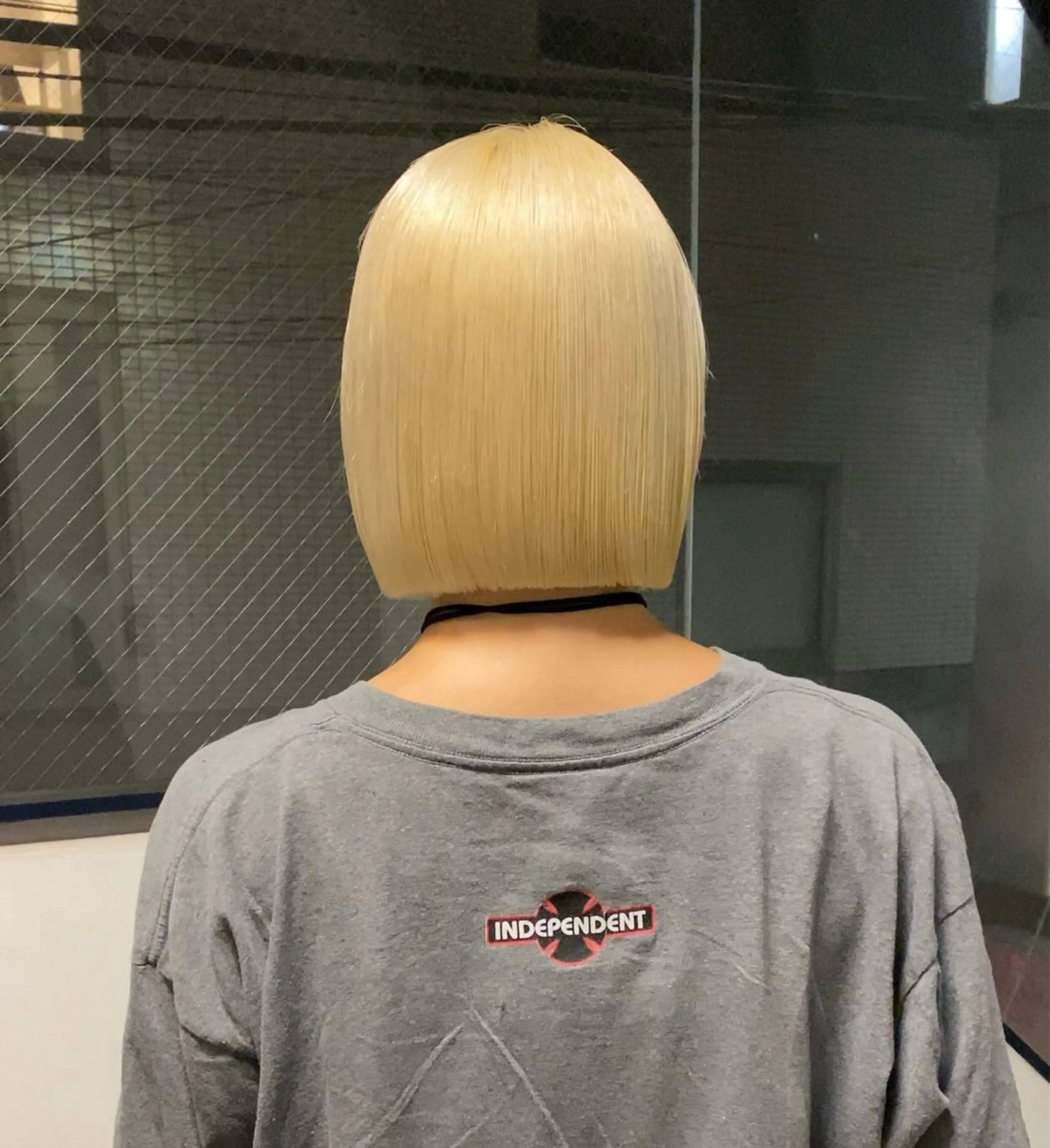 ミディアム 河坂 昌恵のヘアスタイル