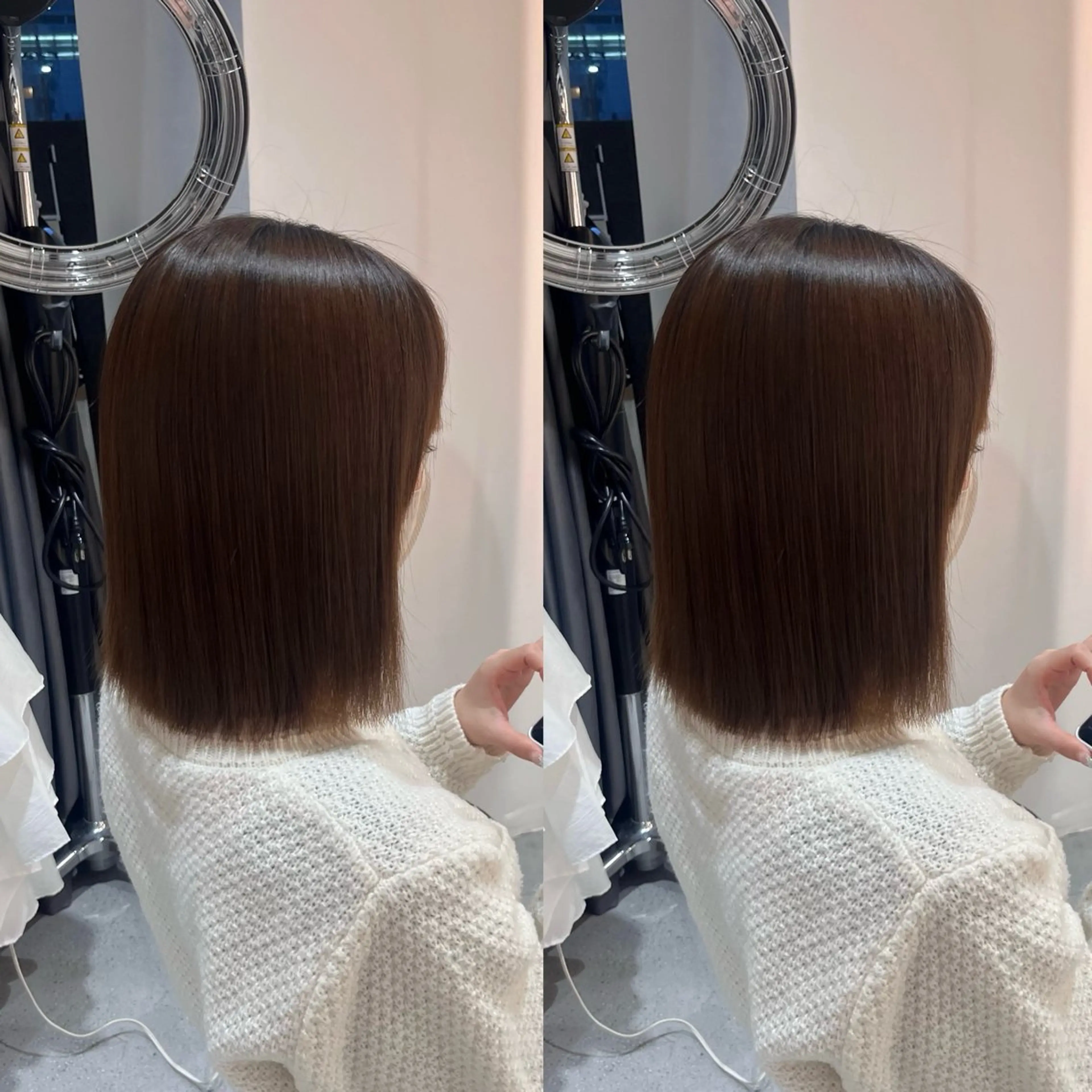 ミディアム カット 池谷 茉耶のヘアスタイル