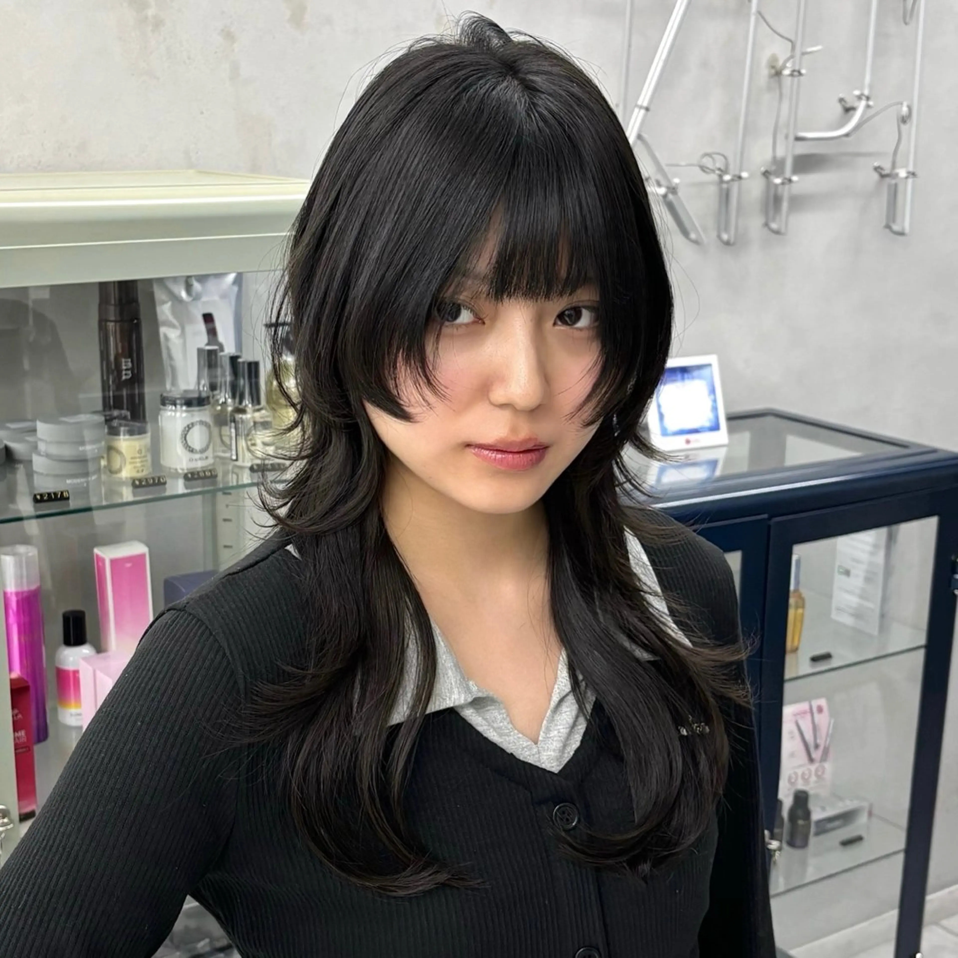 セミロング ハッシュカット カット トリートメント 【梅田】ハッシュ /デザインカラーのヘアスタイル