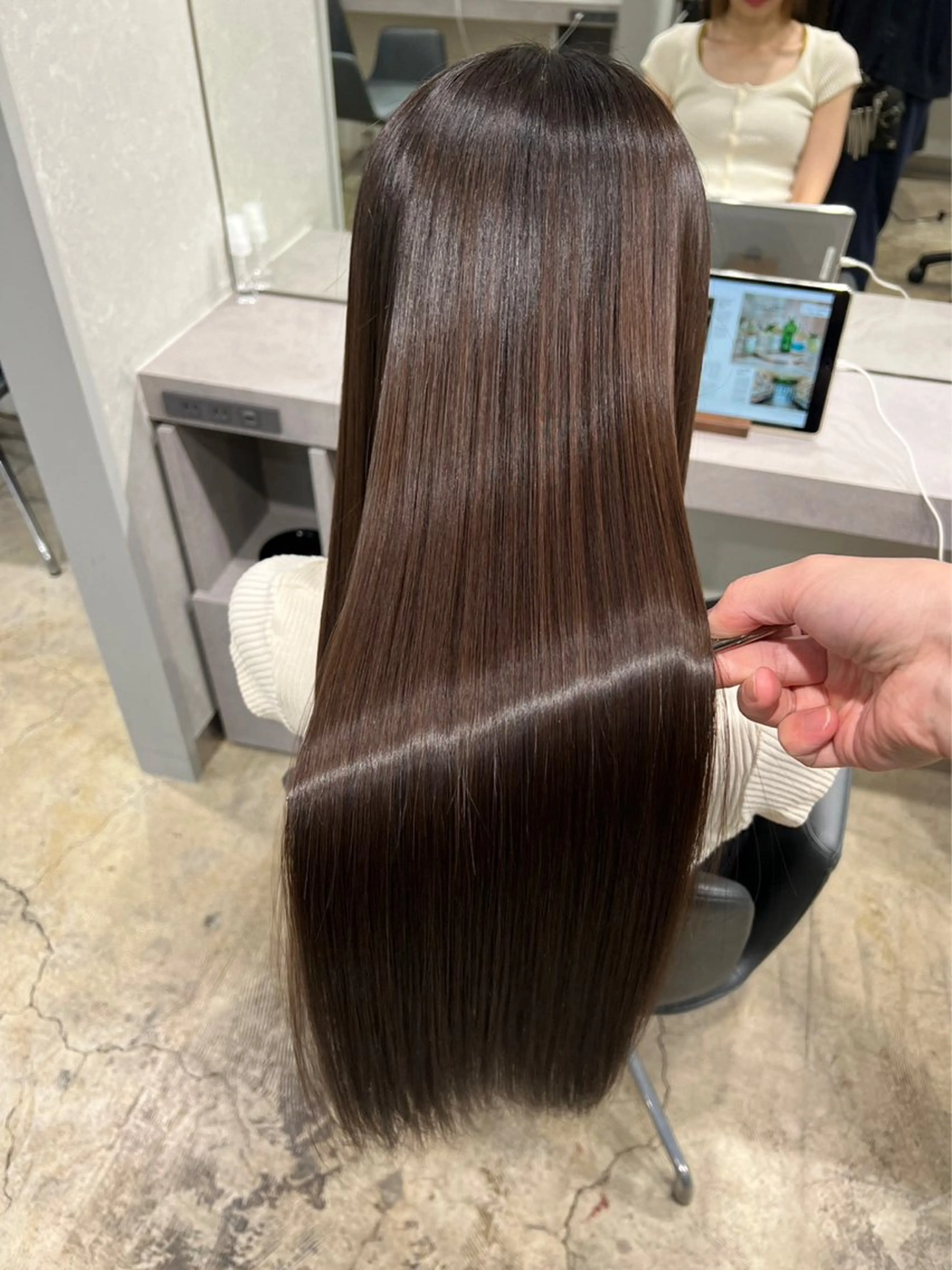 ロング 【ヤバ髪から美髪へ】 縮毛矯正特化アチワのヘアスタイル