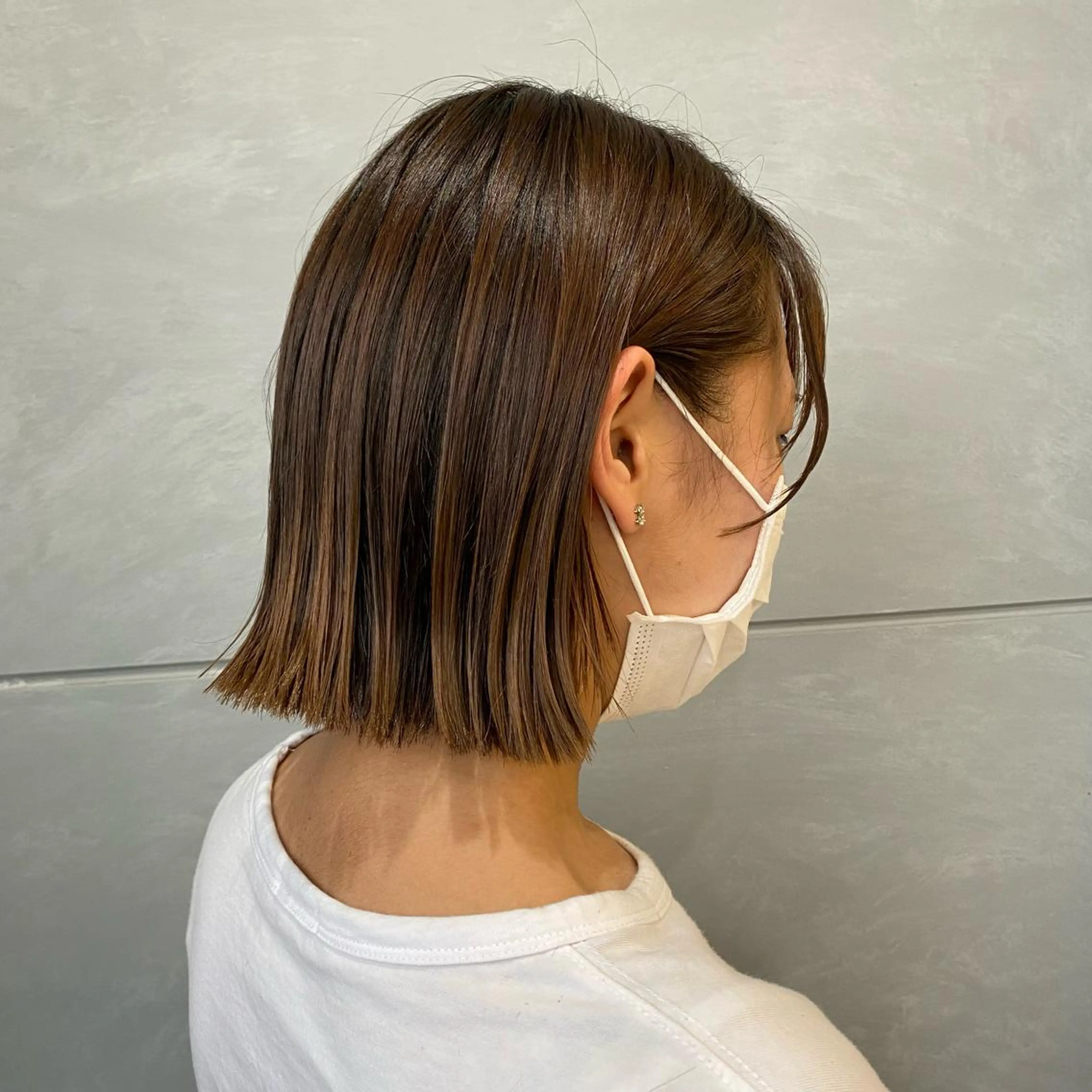 ショート 天池 結衣のヘアスタイル