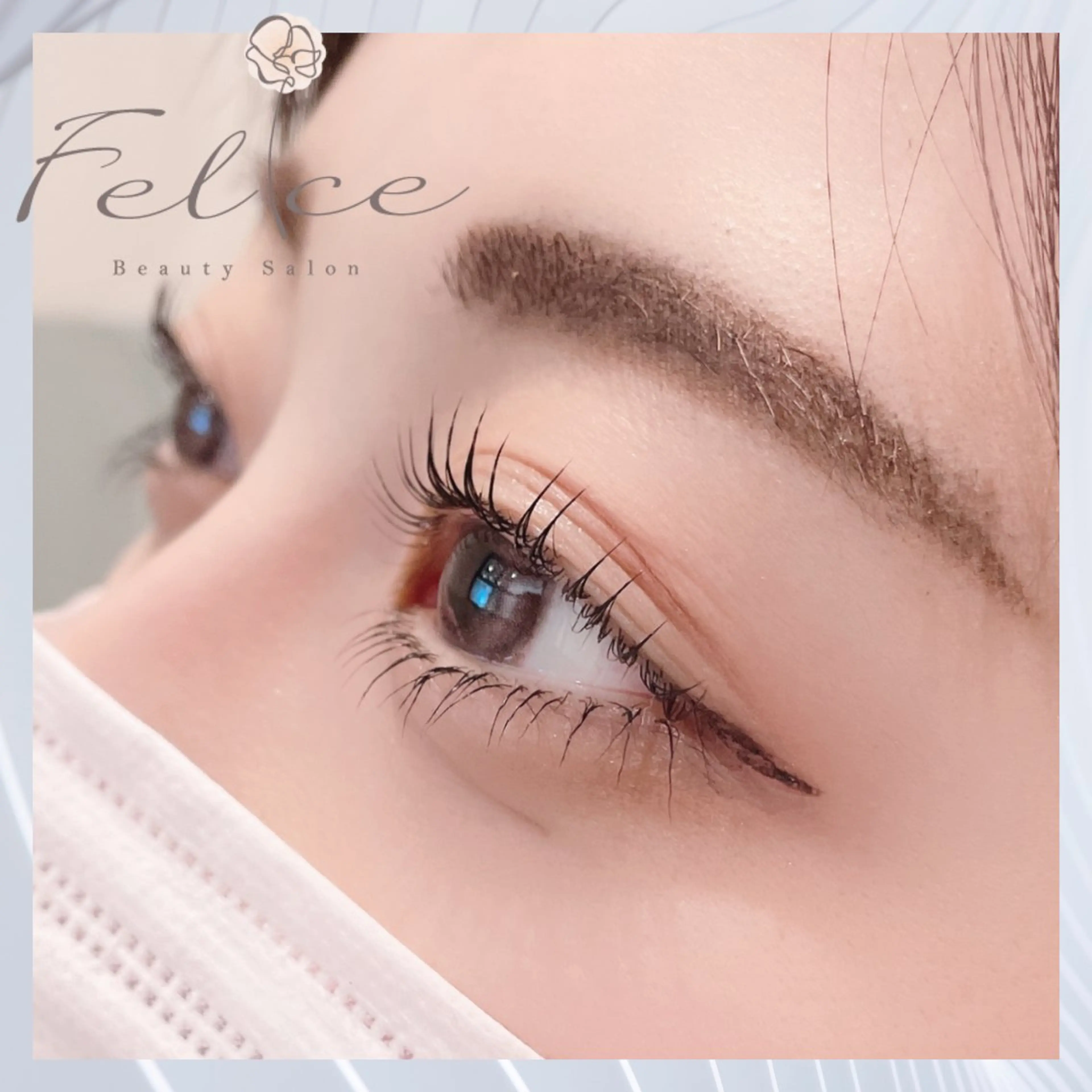 アイブロウ 毛穴ケア✖️まつげ Feliceのマツエク・マツパデザイン