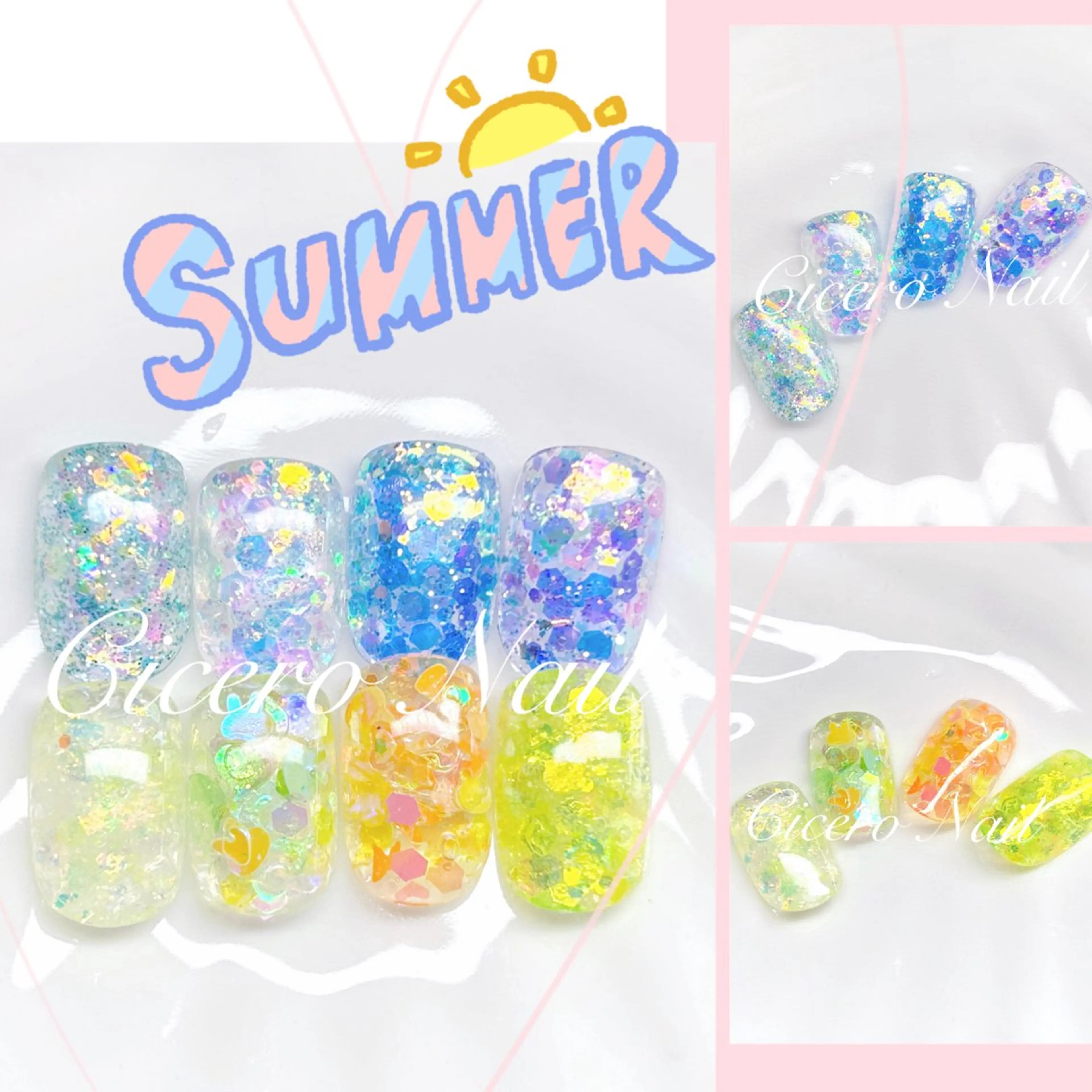 ネイル ラメ(グリッター) Cicero Nailのネイルデザイン