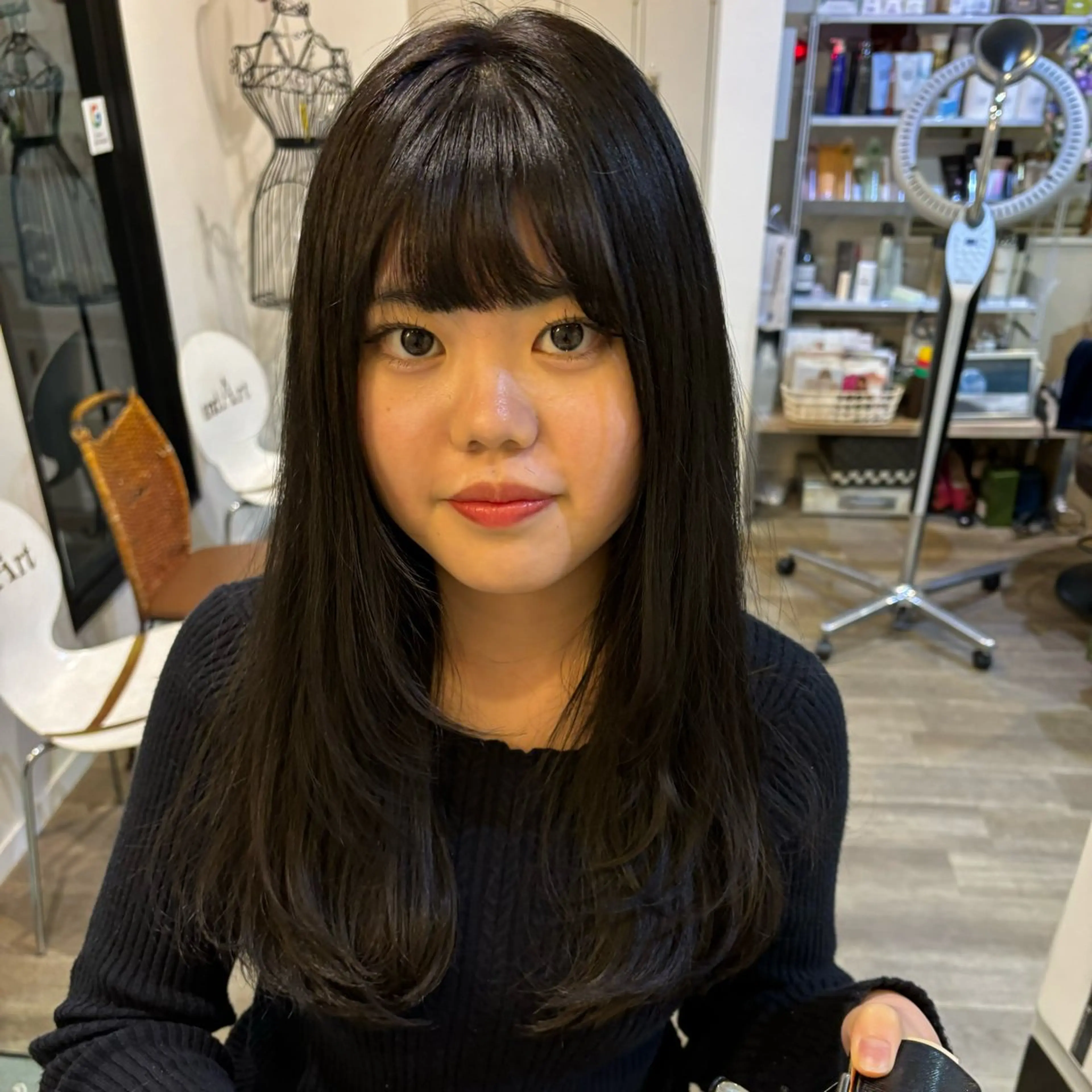 セミロング 🎀ハイトーン/ 艶カラー/夕月🎀のヘアスタイル