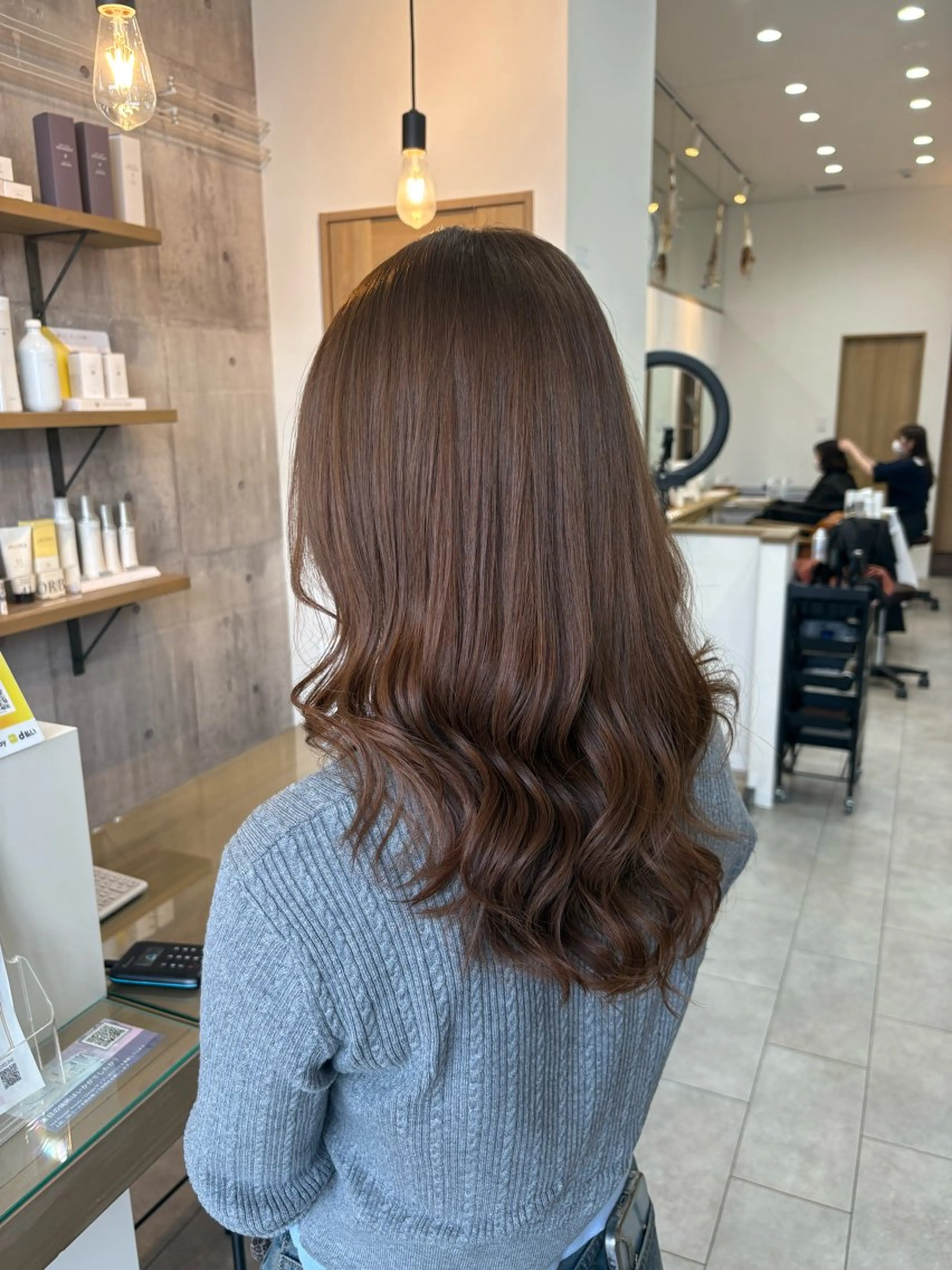 ロング カット ヘアカラー 千々和 杏夏のヘアスタイル