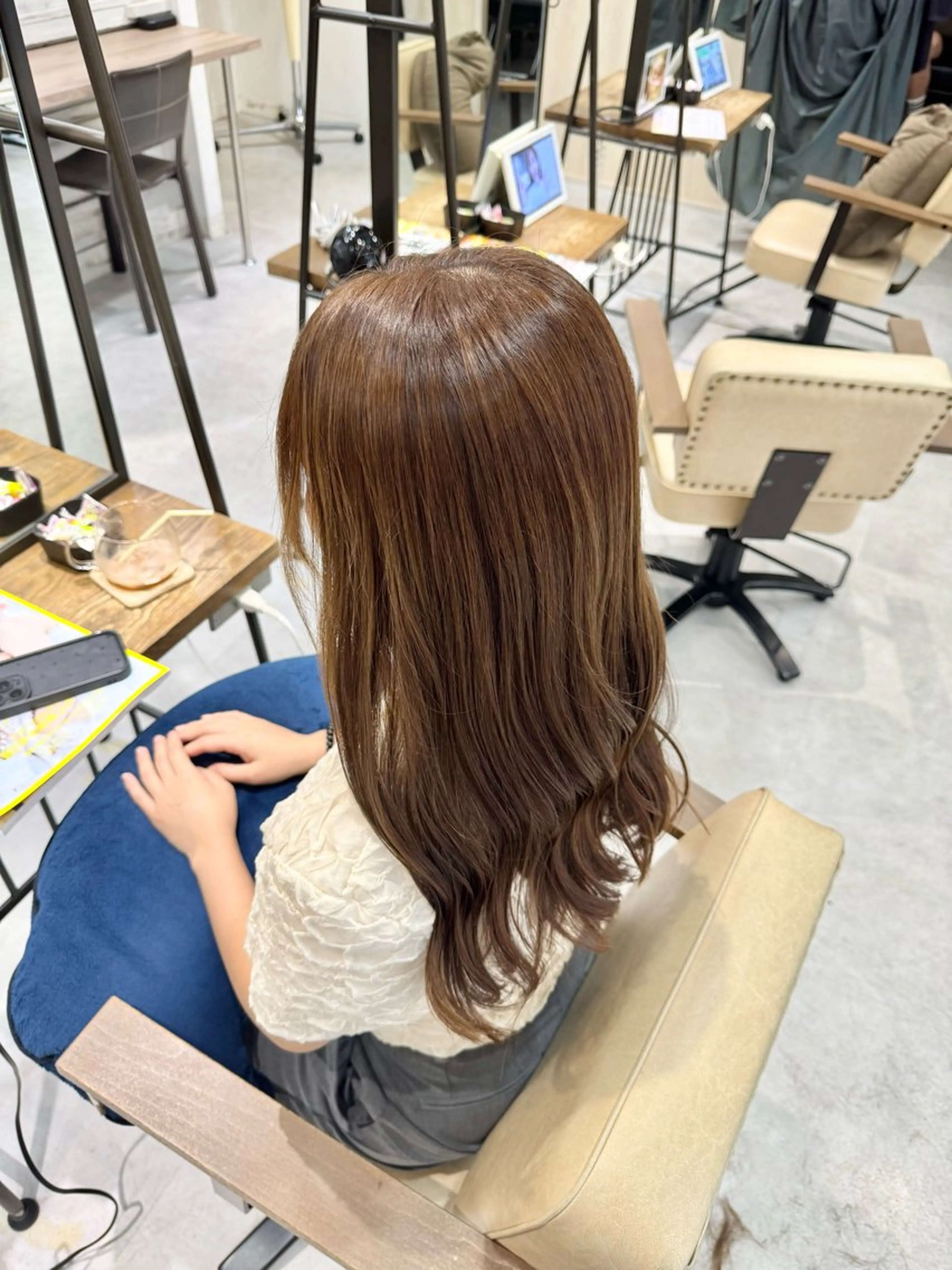 ロング カラー ヘアカラー Ouka/Wカラー/ 大人艶カラーのヘアスタイル