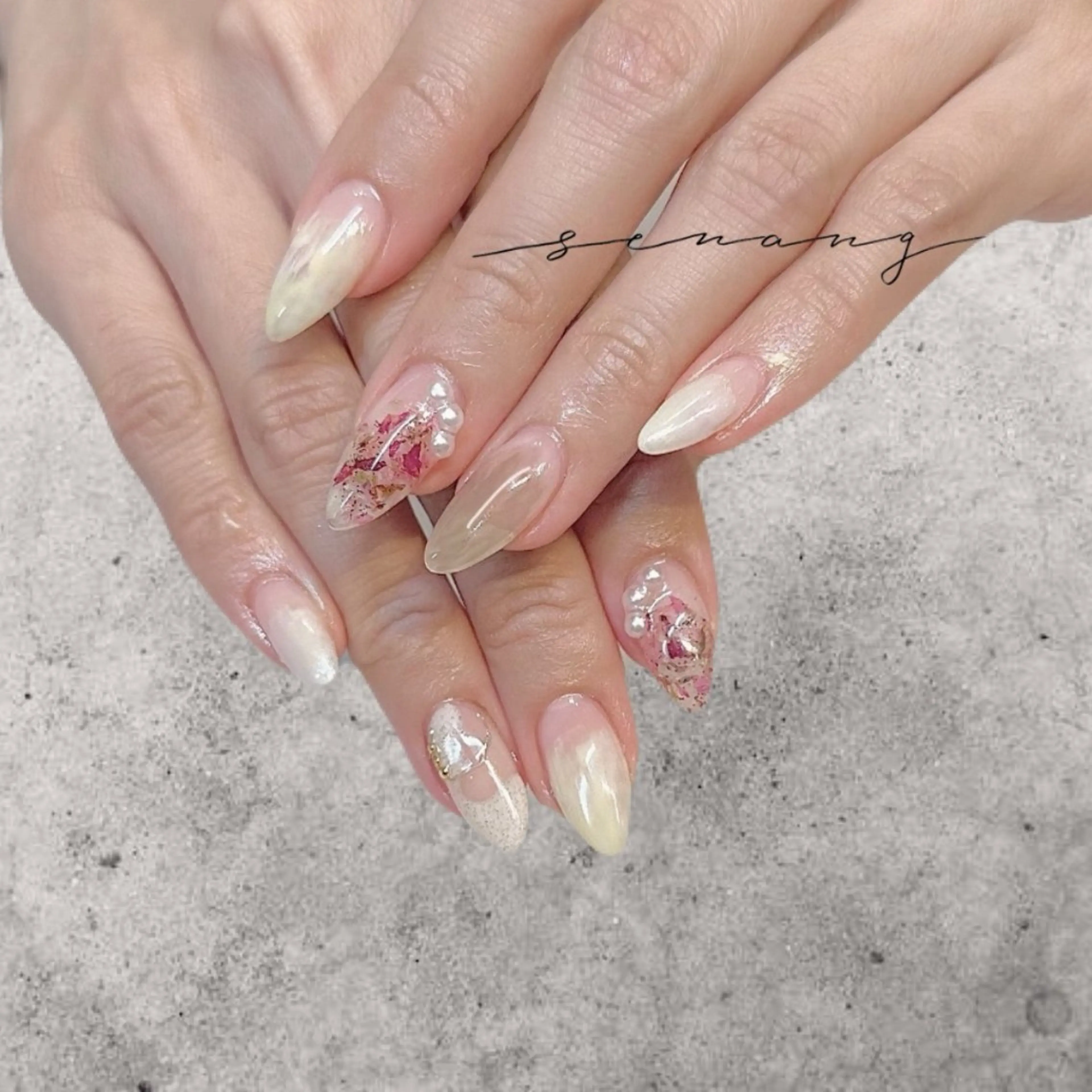 ネイル ハンドネイル senang Nail&Eyeのマツエク・マツパデザイン