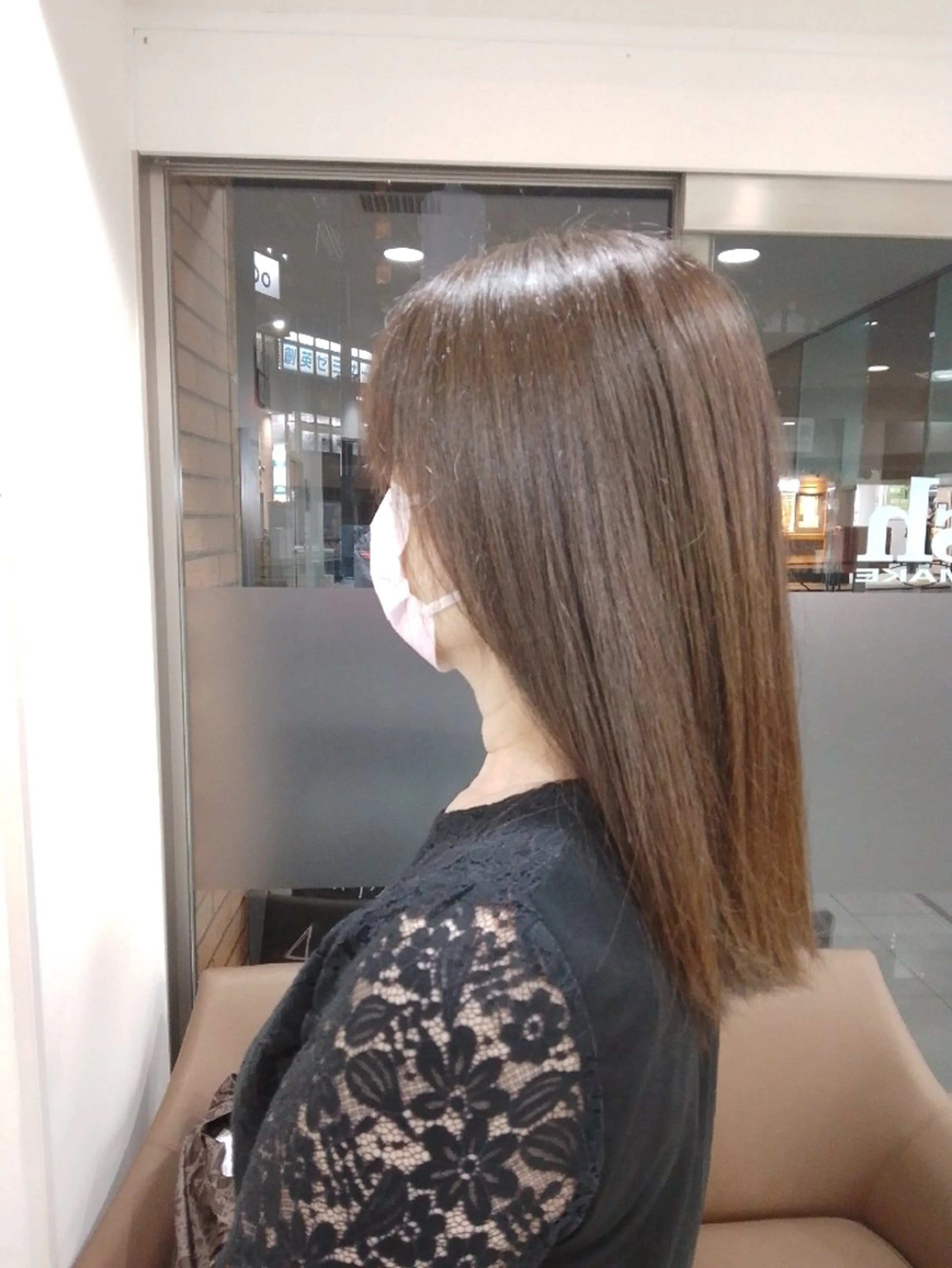 セミロング 本間 郁梨のヘアスタイル