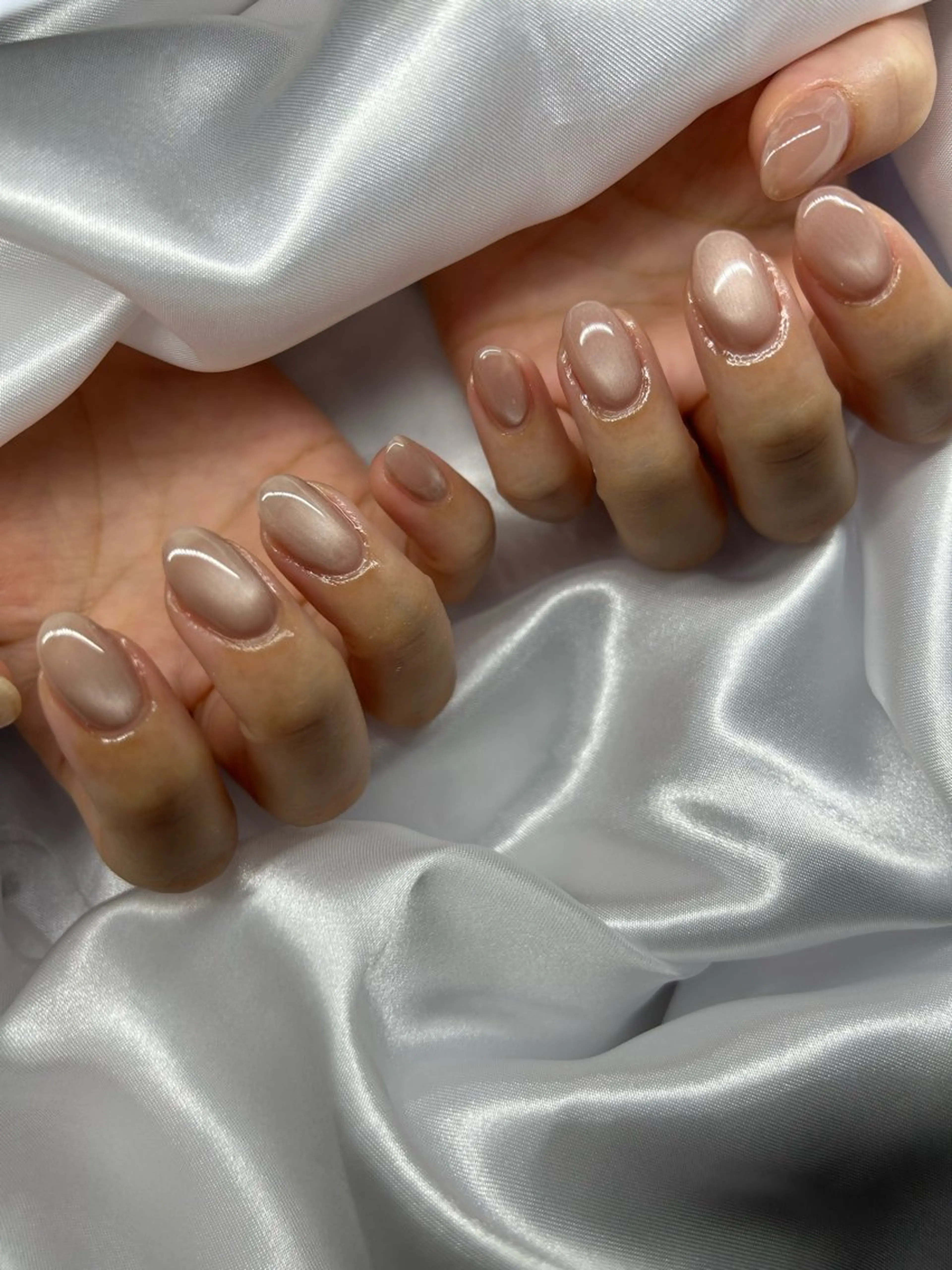 ネイル マグネットネイル ワンカラーネイル ハンドネイル Lala nailのネイルデザイン