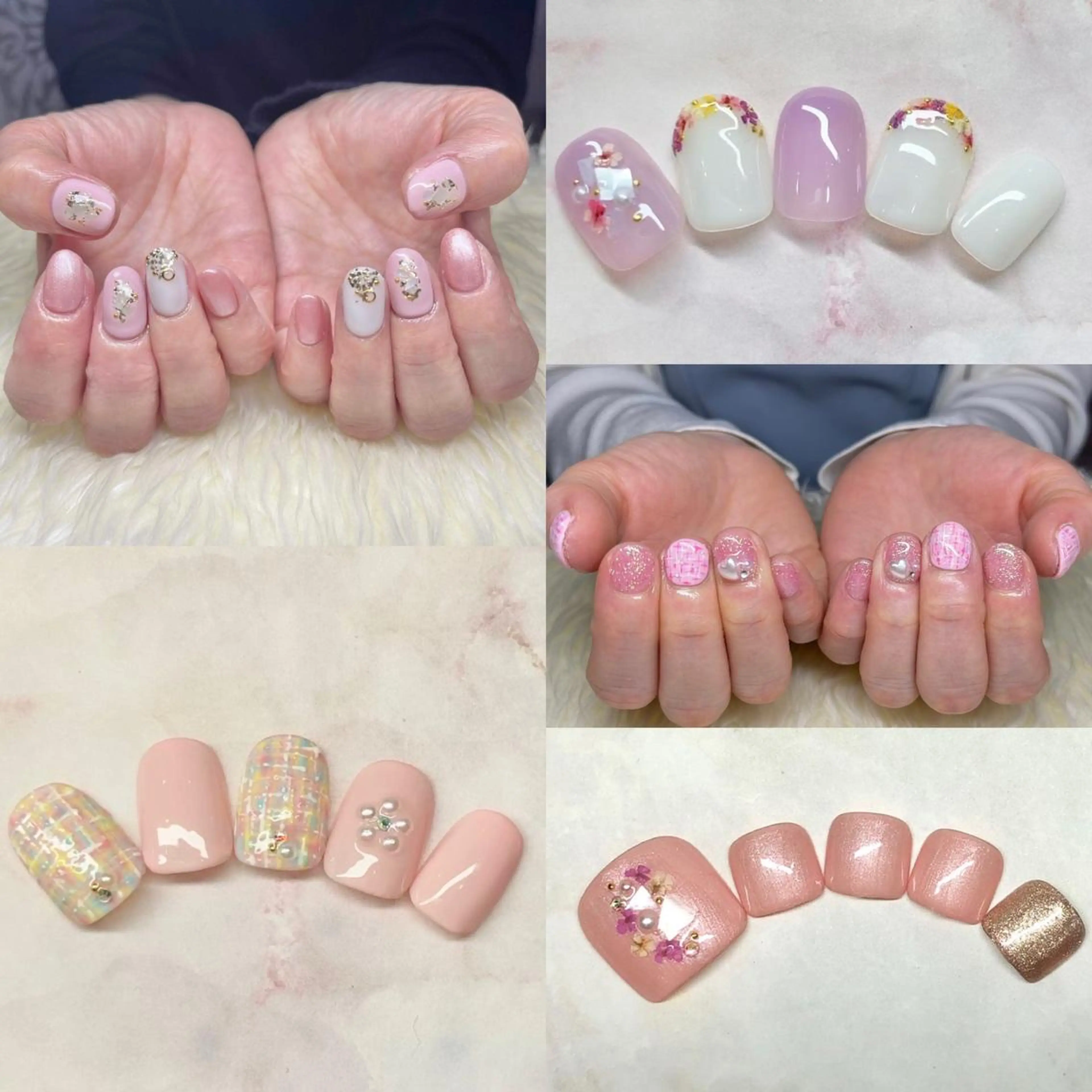 ネイル 長さ出し フレンチネイル ジェルネイル 韓国ネイル マグネットネイル ハンドネイル Nail&eye Belire 新宿のネイルデザイン