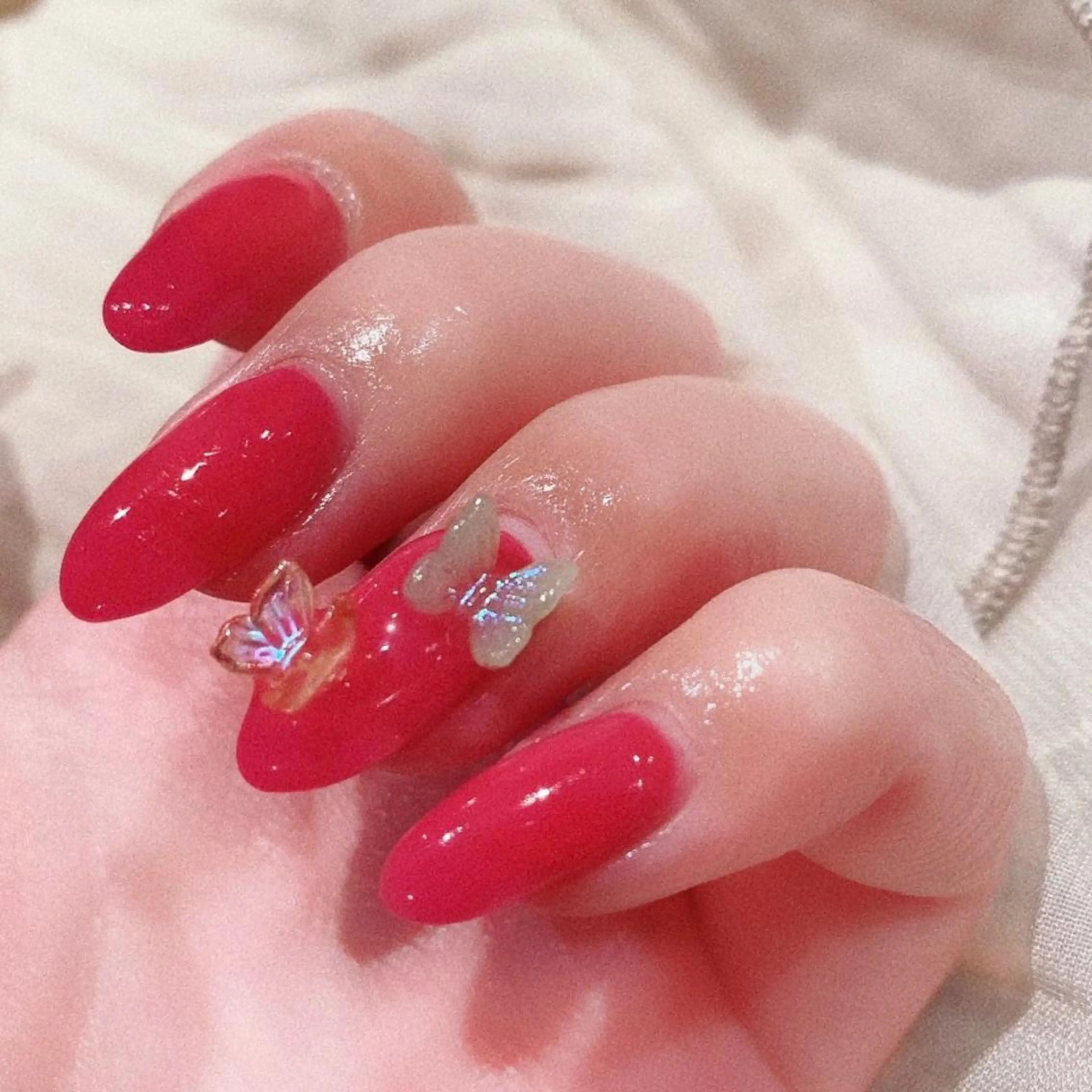 ネイル 長さ出し ハンドネイル Nailist suzuのネイルデザイン
