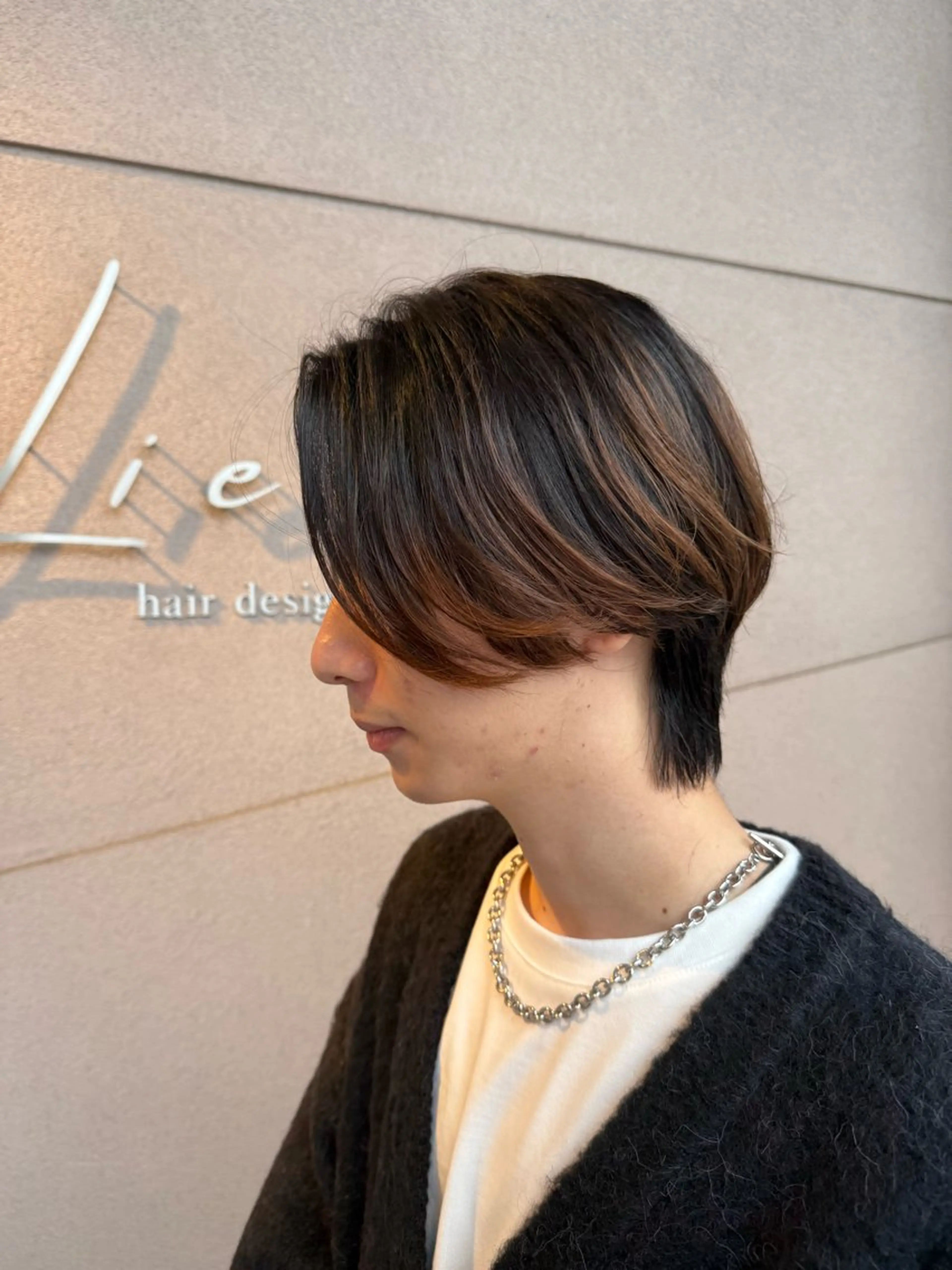 ショート ウルフカット カット Lien.テラダ 各務原スタイリストのヘアスタイル