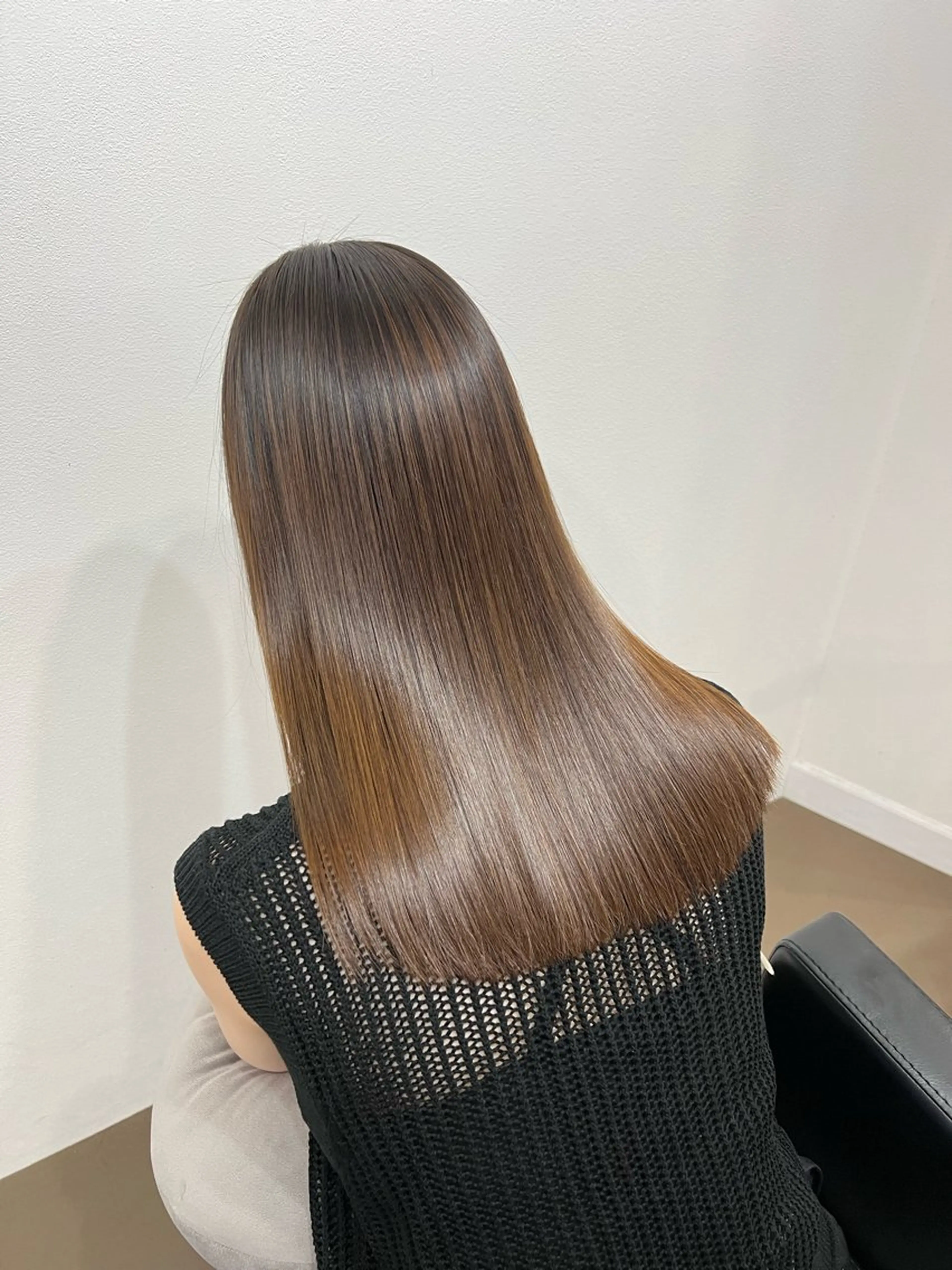 ロング カラー 髪質改善 トリートメント 神戸ボブ✂️ ioe三宮/田 伸佳のヘアスタイル