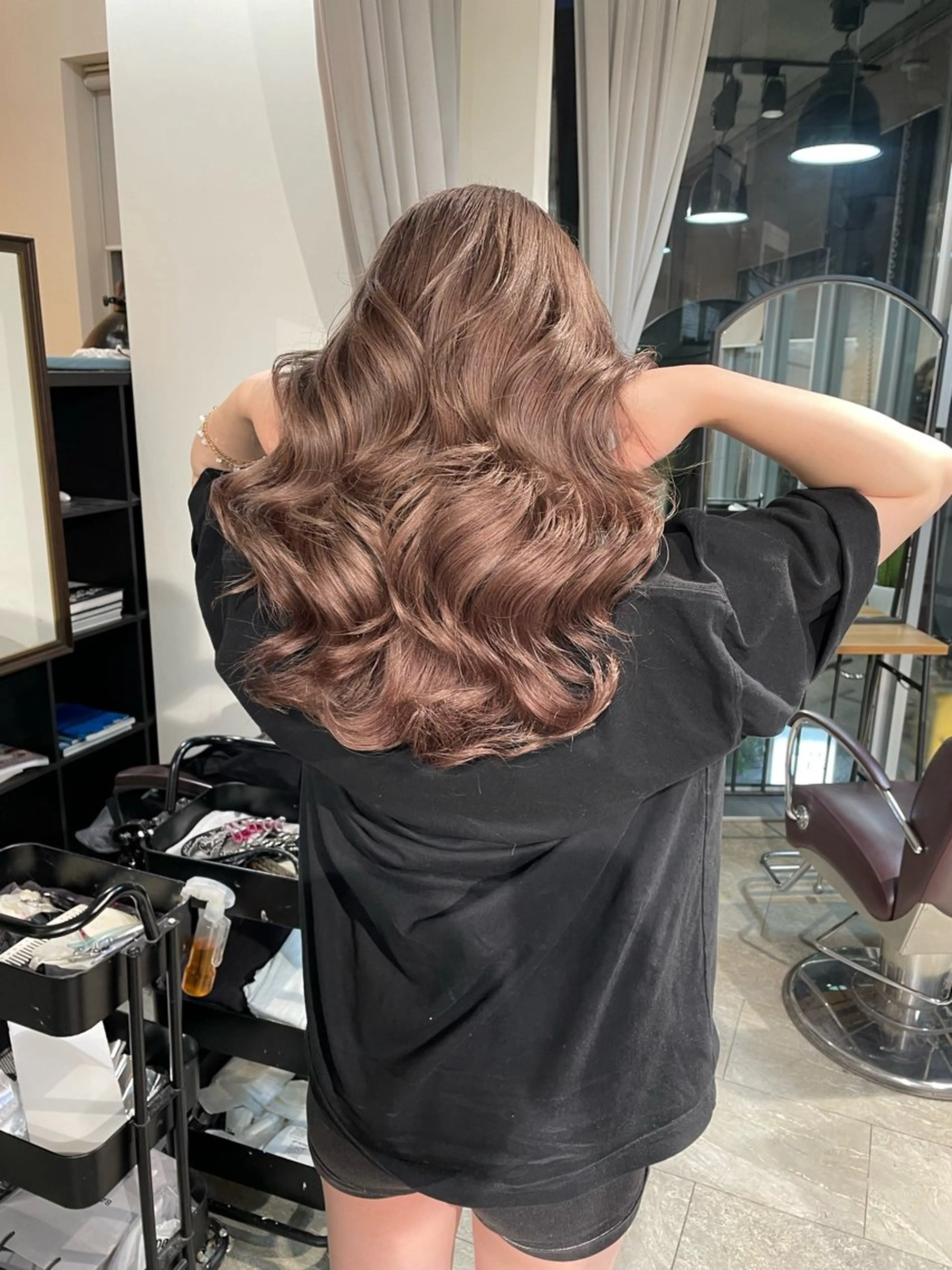 ロング カラー カット ヘアカラー トリートメント ヘアセット 💜ハイトーン💛 マジカルかいちゃんのヘアスタイル