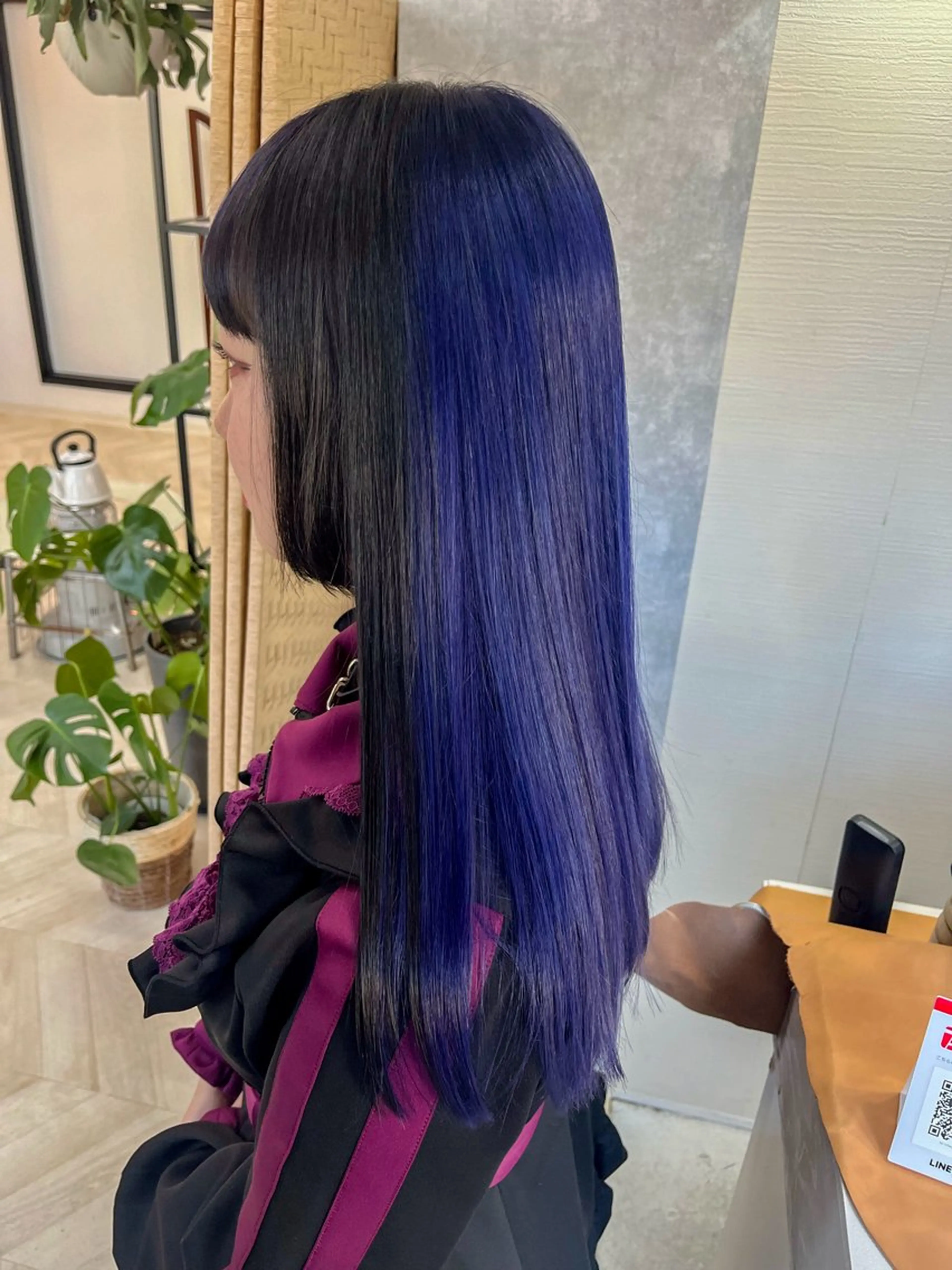 ロング カラー カット ヘアカラー トリートメント 佐藤 美聡のヘアスタイル