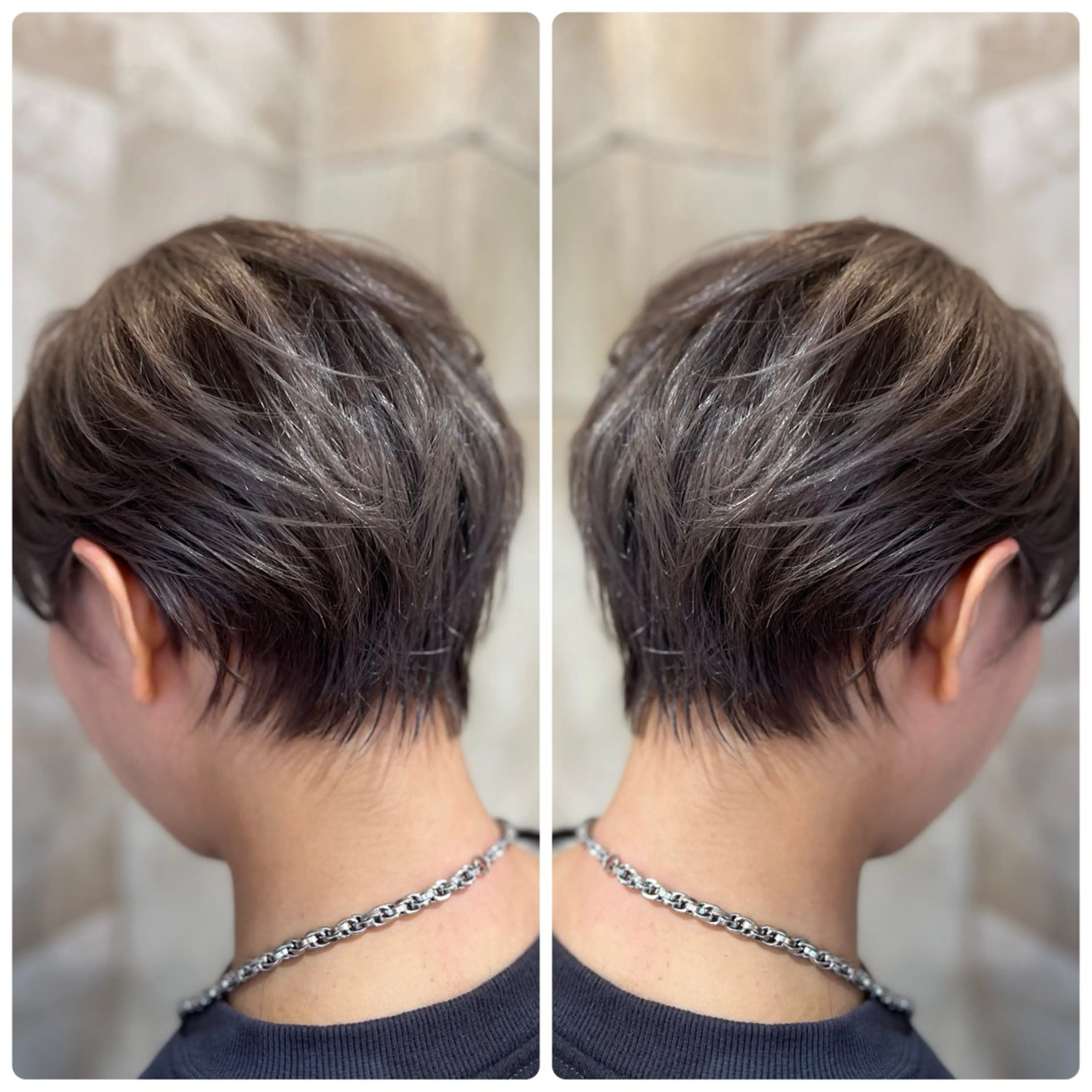 ショート カラー グレージュ ショートヘア 小山内 龍一郎 店長のヘアスタイル