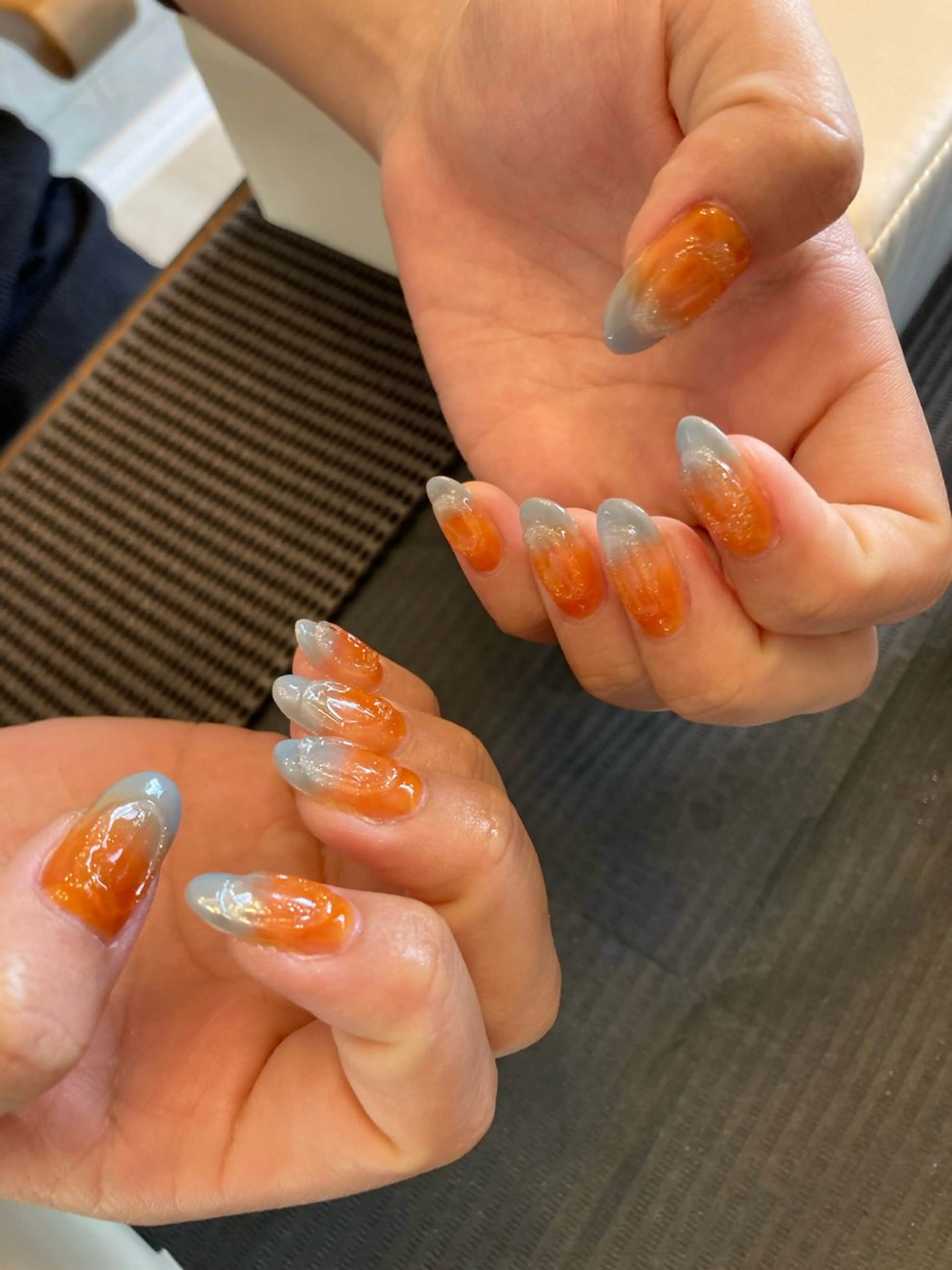 ネイル ニュアンスネイル ハンドネイル ハンドケア 爪の絵描き屋　ミテネイル所属・爪の絵描き屋 ミテネイルのネイルデザイン