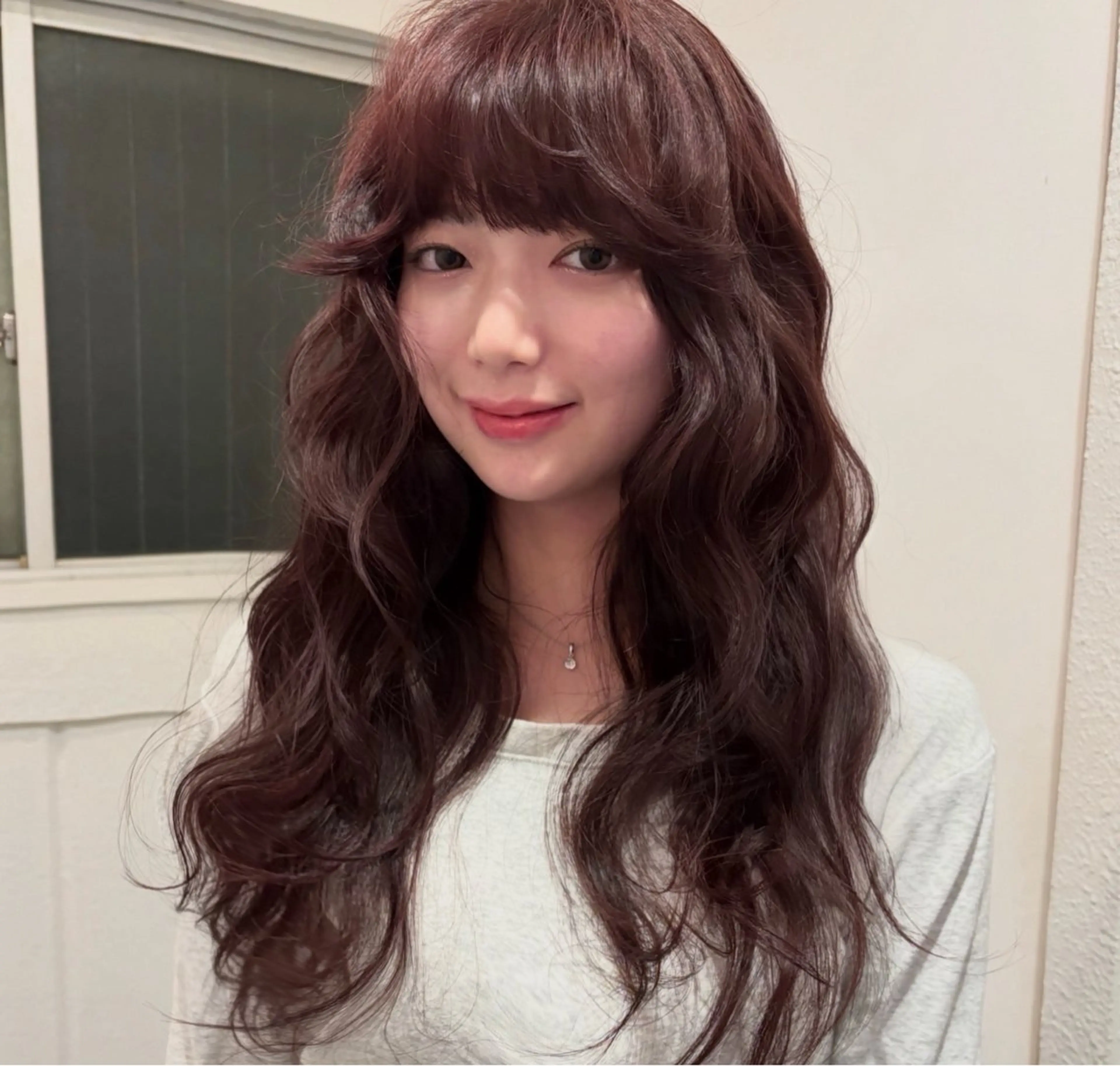 ロング カラー ヘアアレンジ ヘアカラー トリートメント yoshihama sumireのヘアスタイル