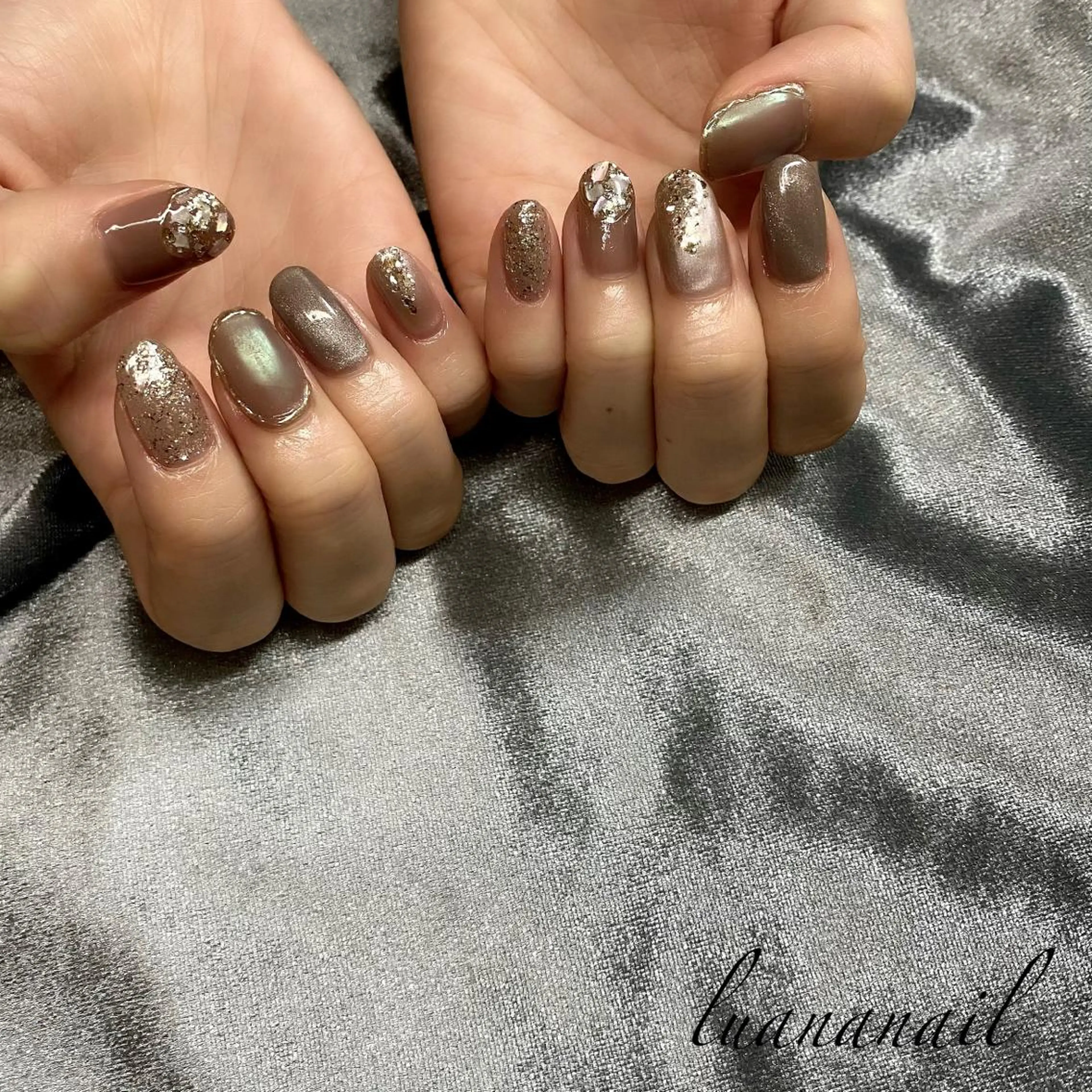 ネイル ニュアンスネイル ハンドネイル luana nailのネイルデザイン